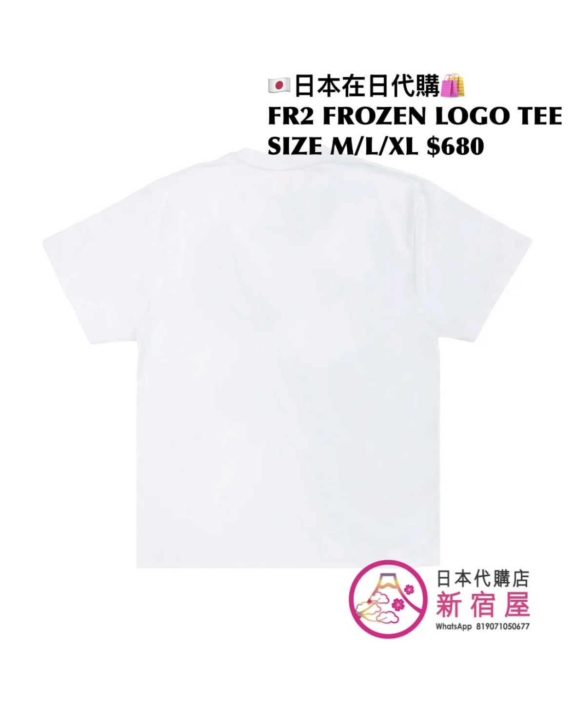 FR2 FROZEN LOGO T-SHIRT