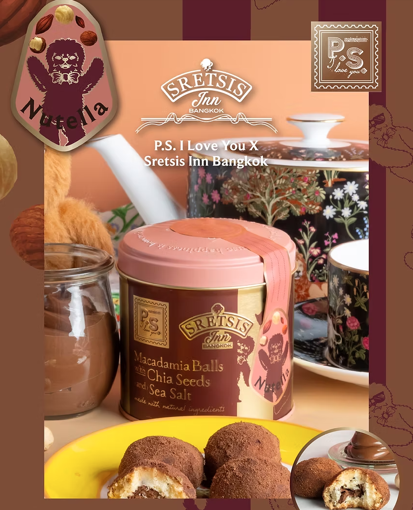 【預訂】泰國PS I LOVE YOU MACADAMIA BALLS 限定味 - Ludo Nutella