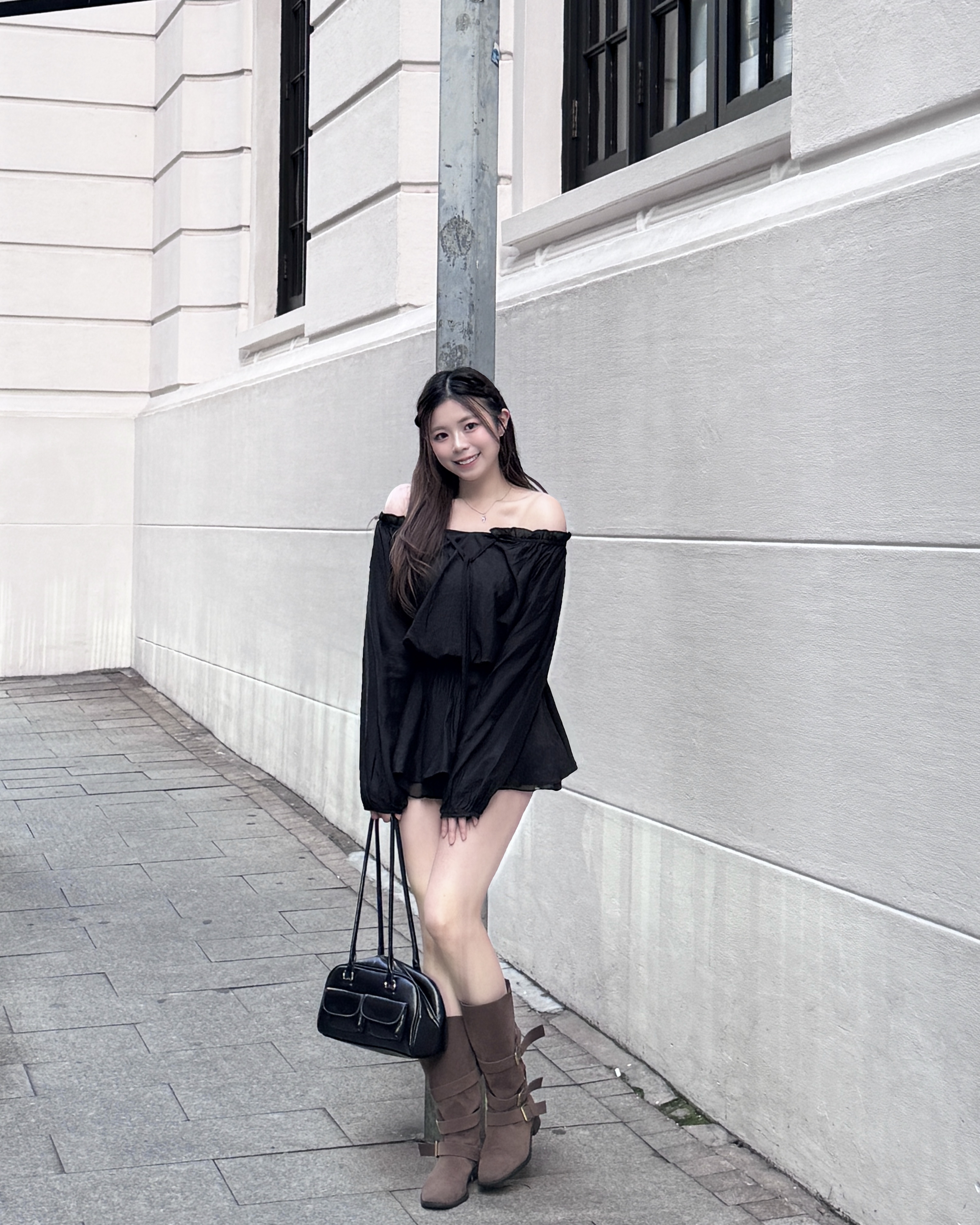 【 🫧今期推薦！法式女孩～超美の花束般設計🌼高質光澤感紋理兩穿OPS✨🤍 】 Paris Girl Blossom Ops(四色入)