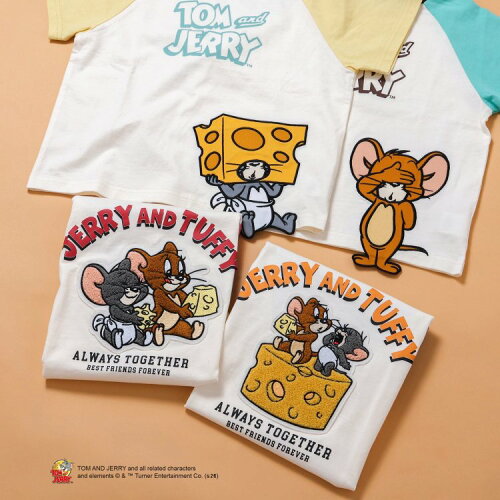 🆕【⭐訂購⭐】🇯🇵  日本直送🌀#TomNJerry 可愛插肩袖 刺繡 短袖Tee［4款選］🌀[ELCA-0291][260430]