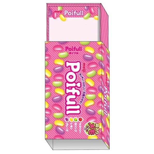 《現貨》日本FUNBOX聯名明治meiji零食Memo紙 (Poifull橡皮糖) | FOR ME_TIME HK