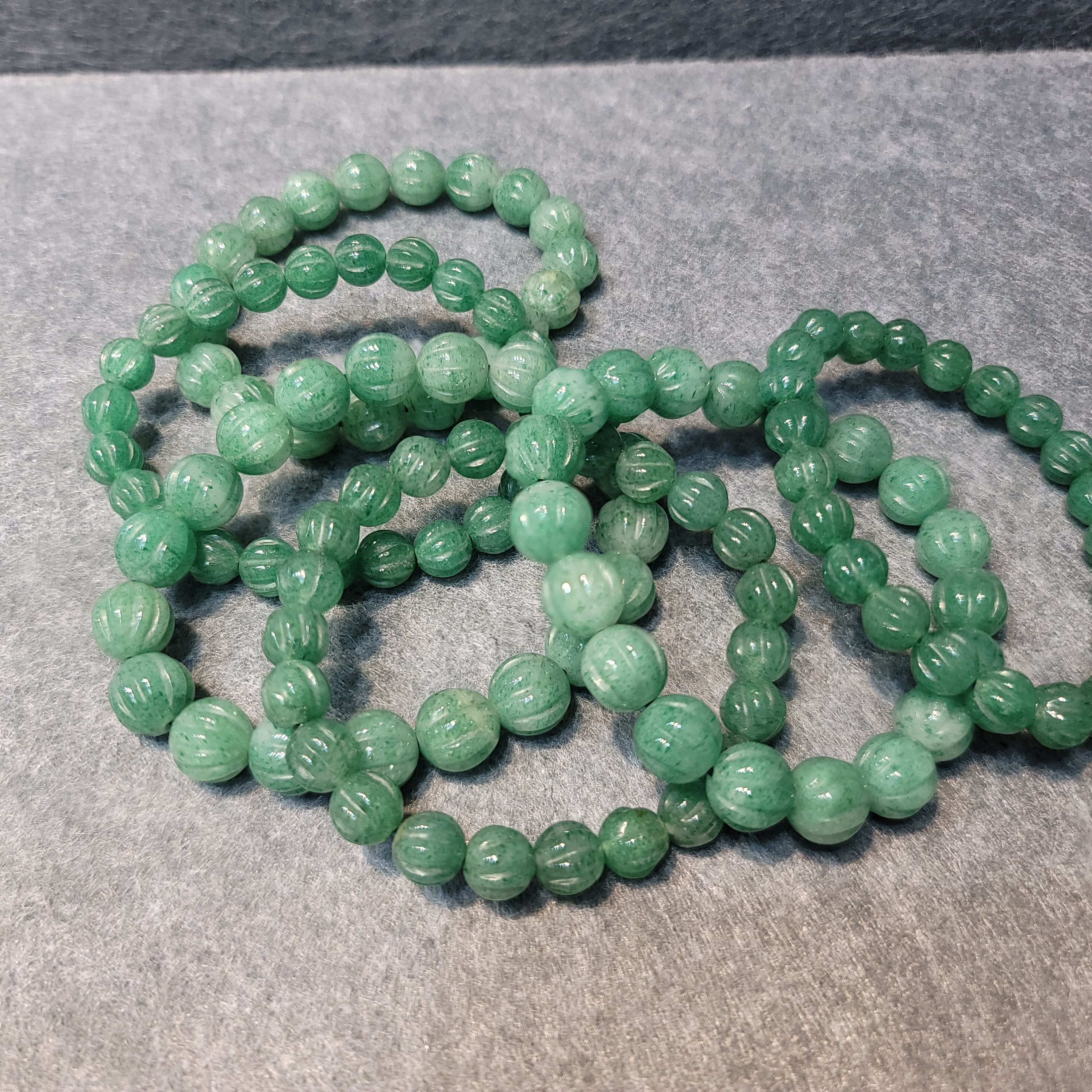 印度綠東寧斜紋手串(Green Aventurine)
