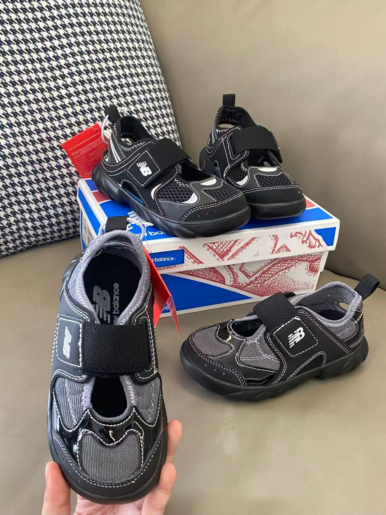 廠單nb920網眼運動涼鞋