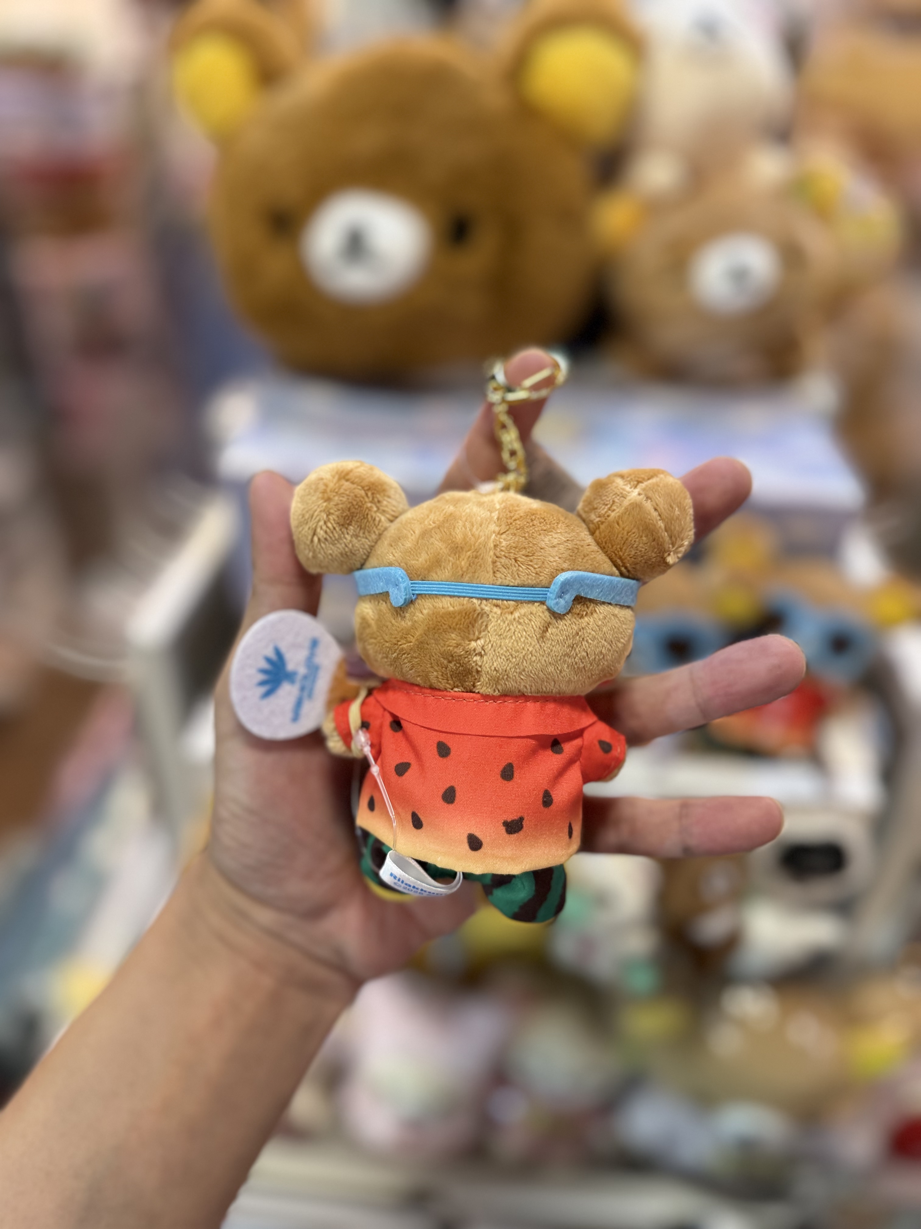 《現貨》全新日本Rilakkuma 主題酒店限定 夏日西瓜衫造型Rilakkuma 掛飾