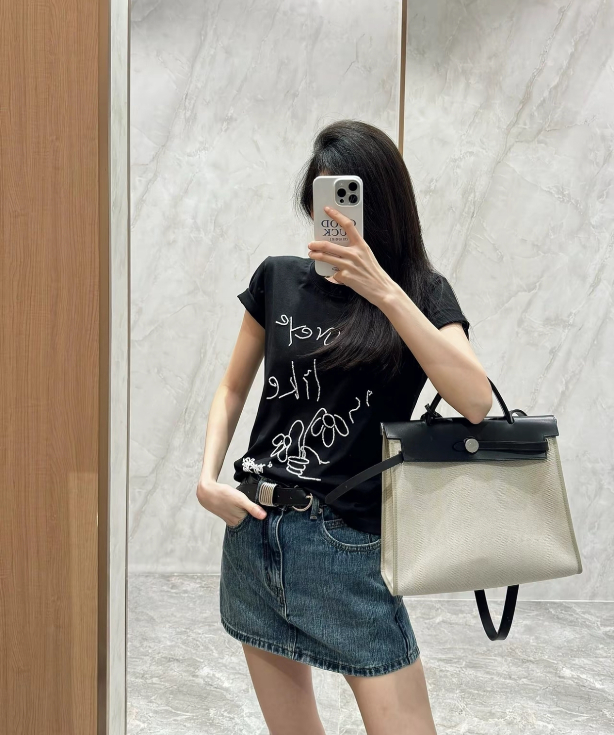 Hermes Herbag 31 奶茶拼色