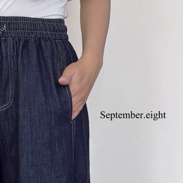 復古直身牛仔褲