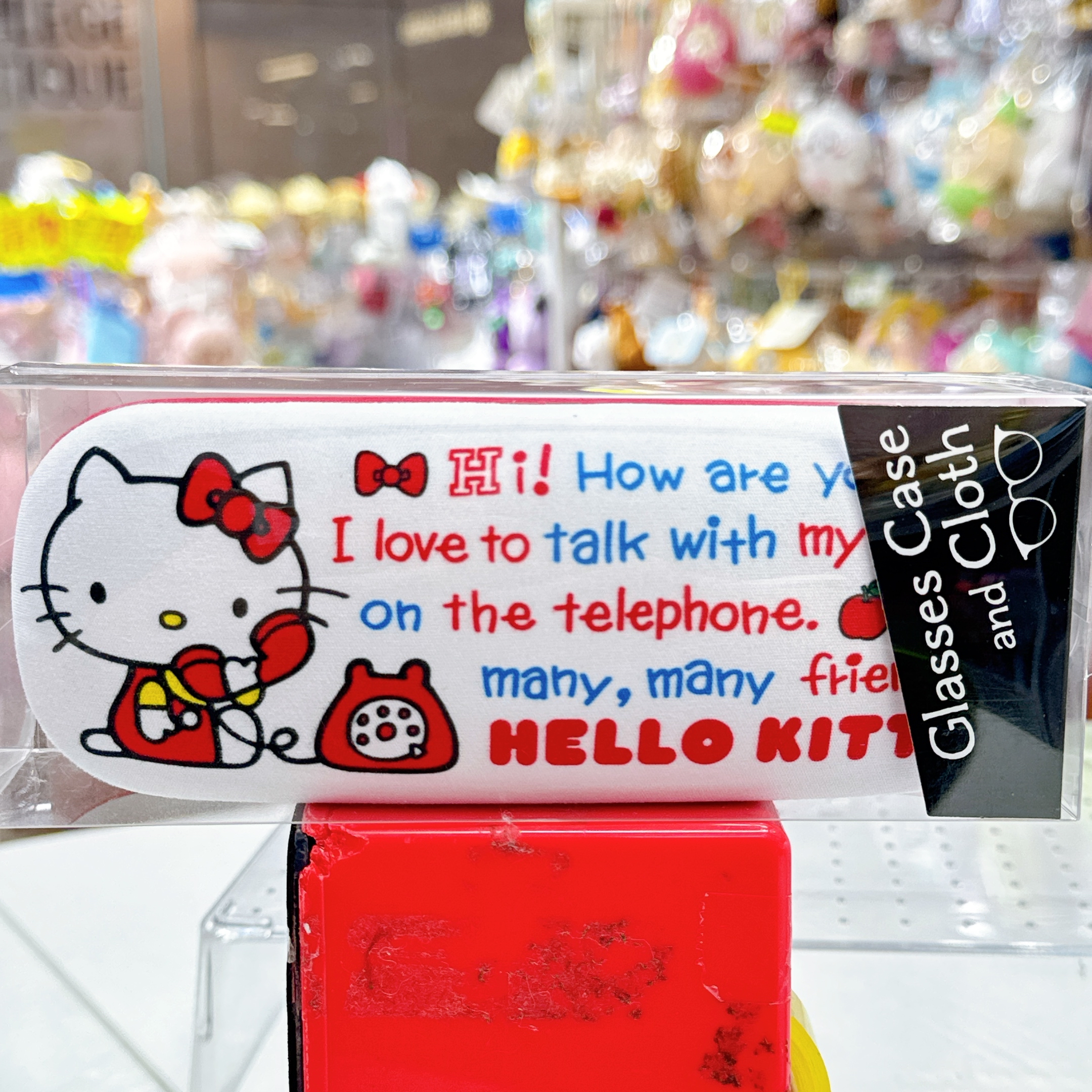 日本直送sanrio Hello Kitty眼鏡盒萬用袋