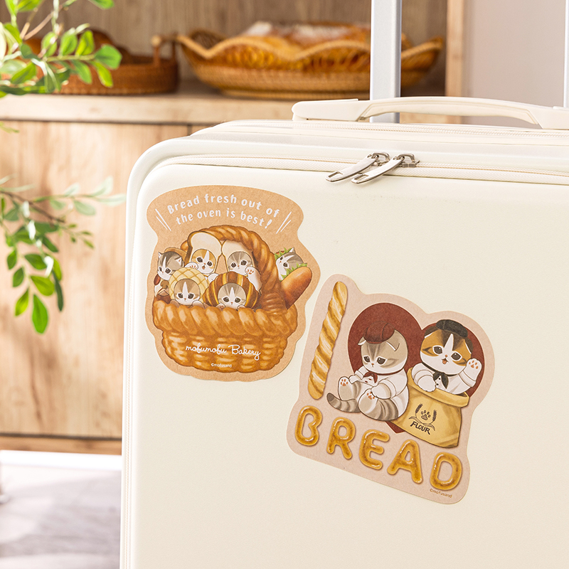 日本預訂📍Mofusand貓貓麵包店造型系列 - 行李大貼紙 17/4日本開售