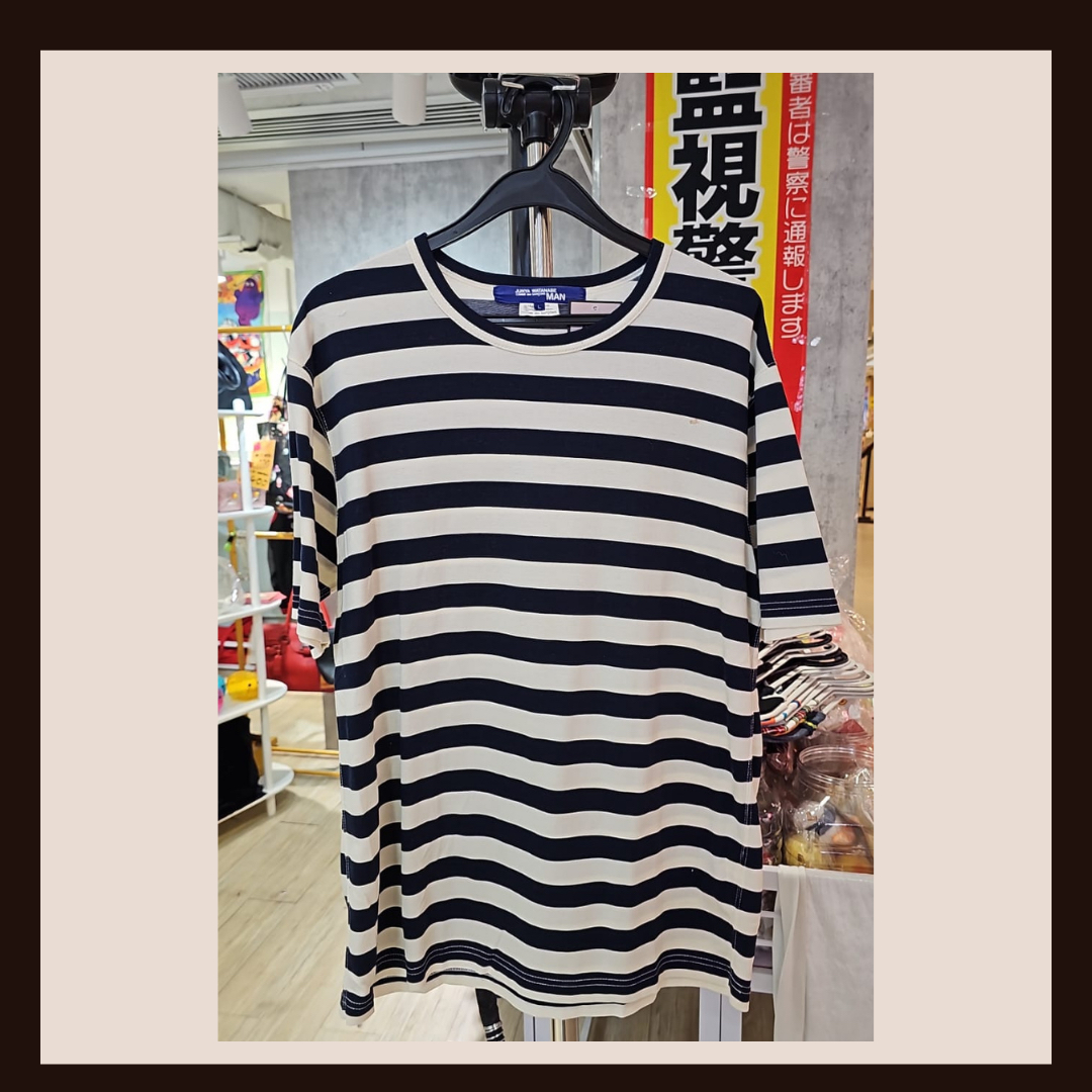 ⚓️ 簡約不簡單：JUNYA WATANABE MAN 經典橫間圓領 Tee