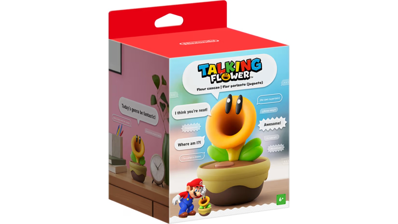 【預售 12/3】超級瑪利歐兄弟驚奇 - 開聊花花 / Super Mario Bros. Wonder - Talking Flower PO0396