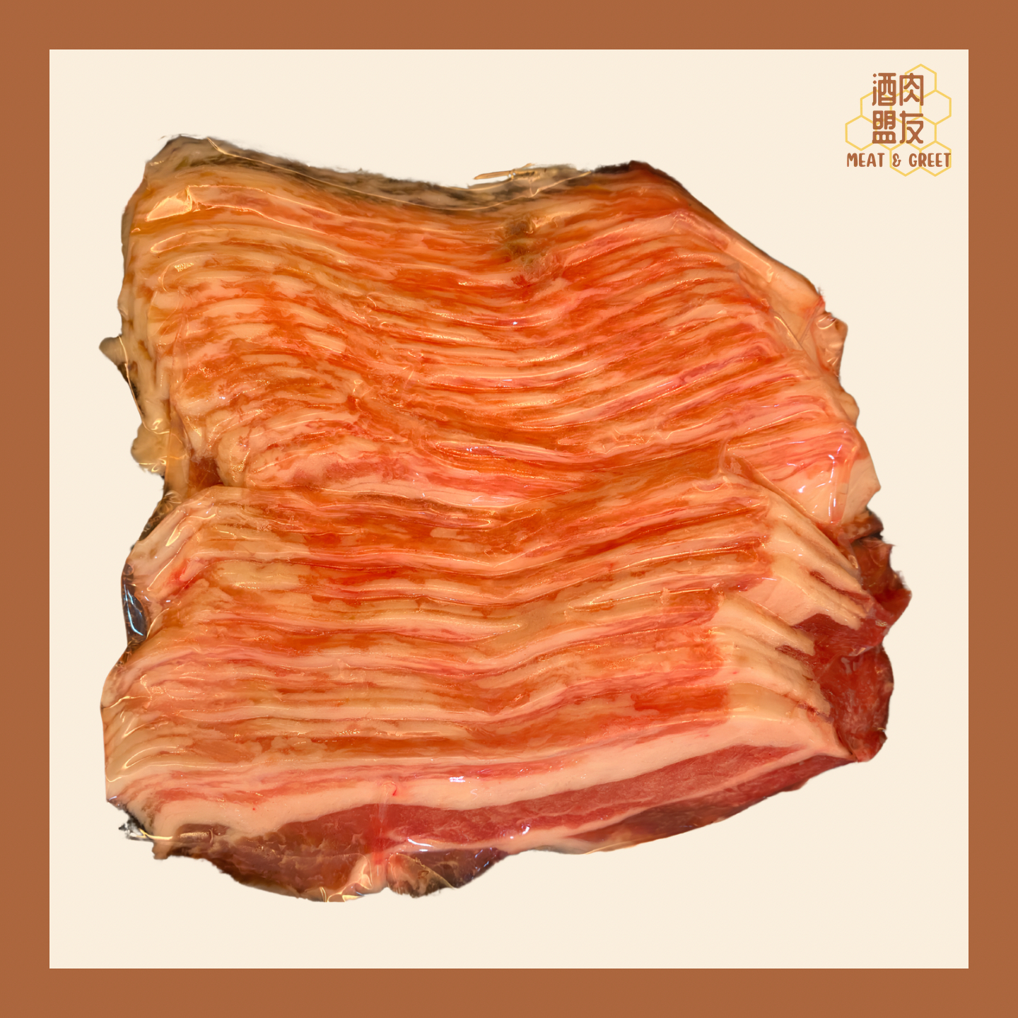 伊比利亞黑毛豬腩片 (約300g) 橡果餵飼