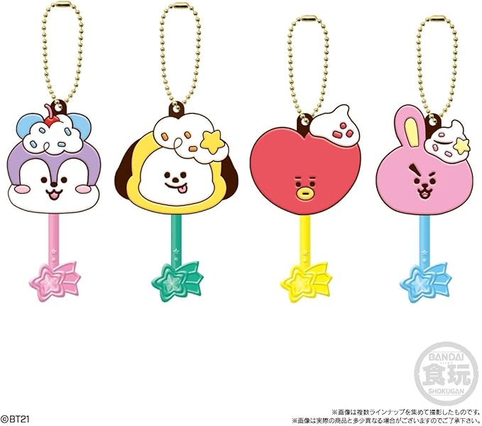 📦訂購 日本限定 Line Friends (食玩) BT21 棒棒糖朱古力鎖匙扣 (10個入りBOX)