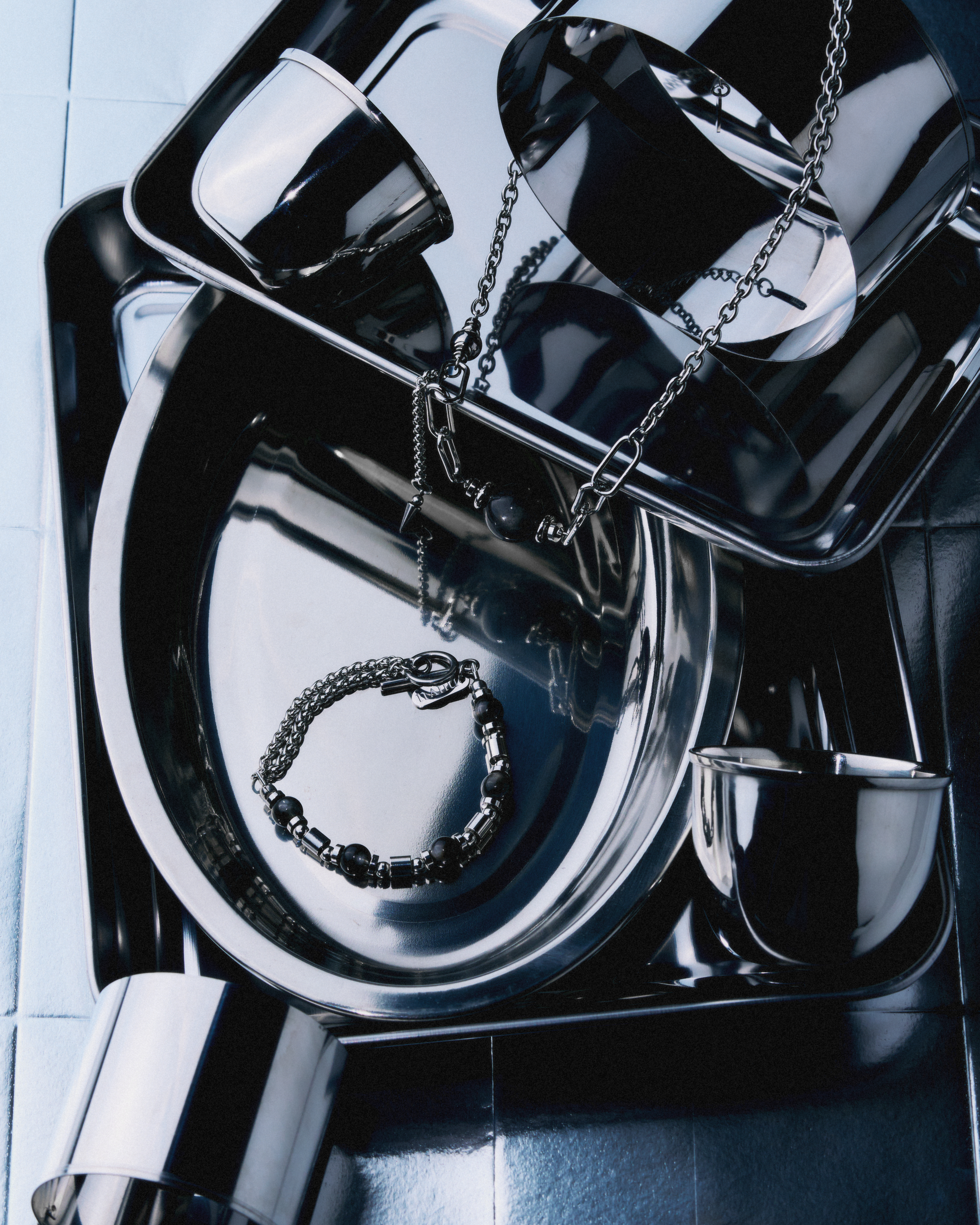 Blue Control Necklace 