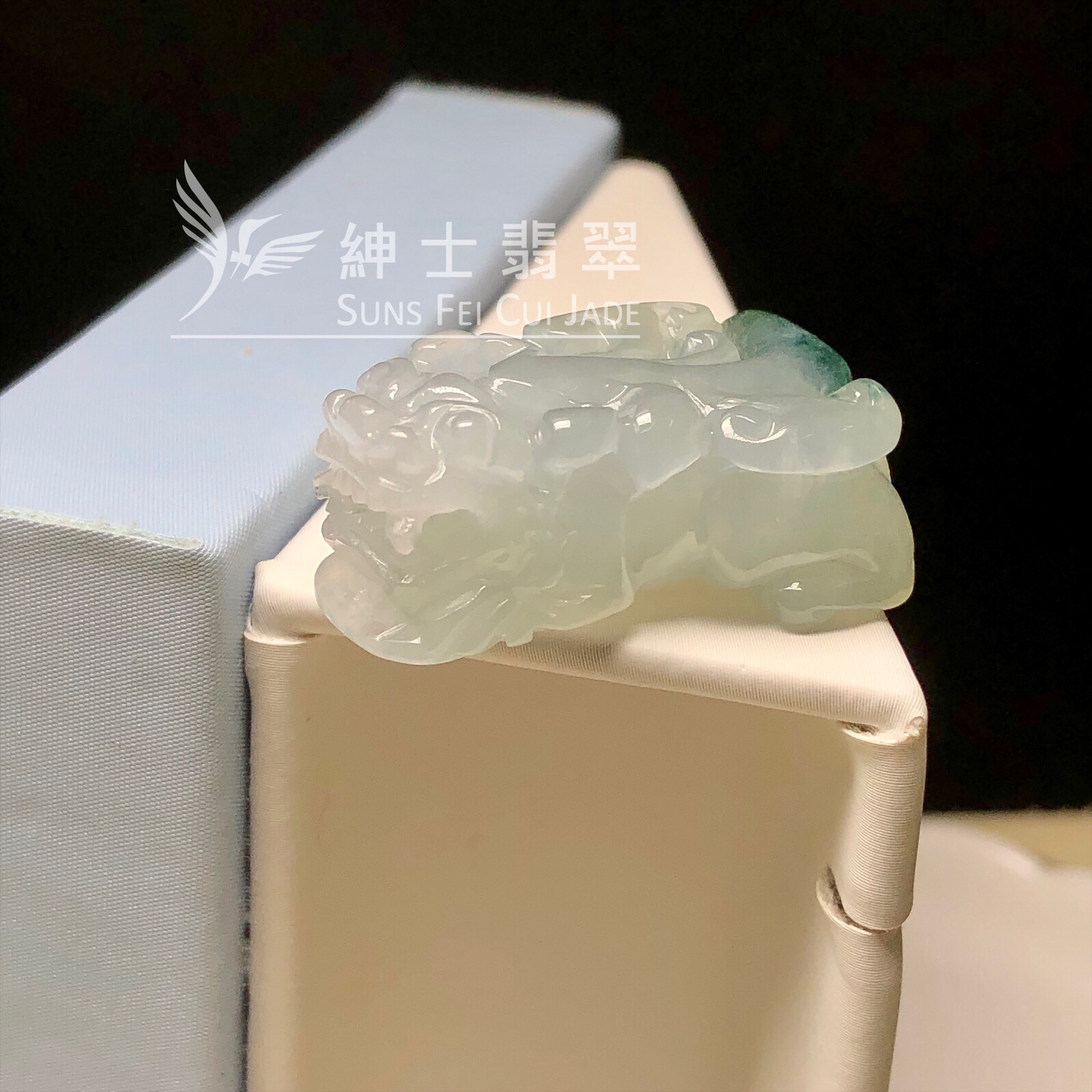 YK00442 飄藍花貔貅