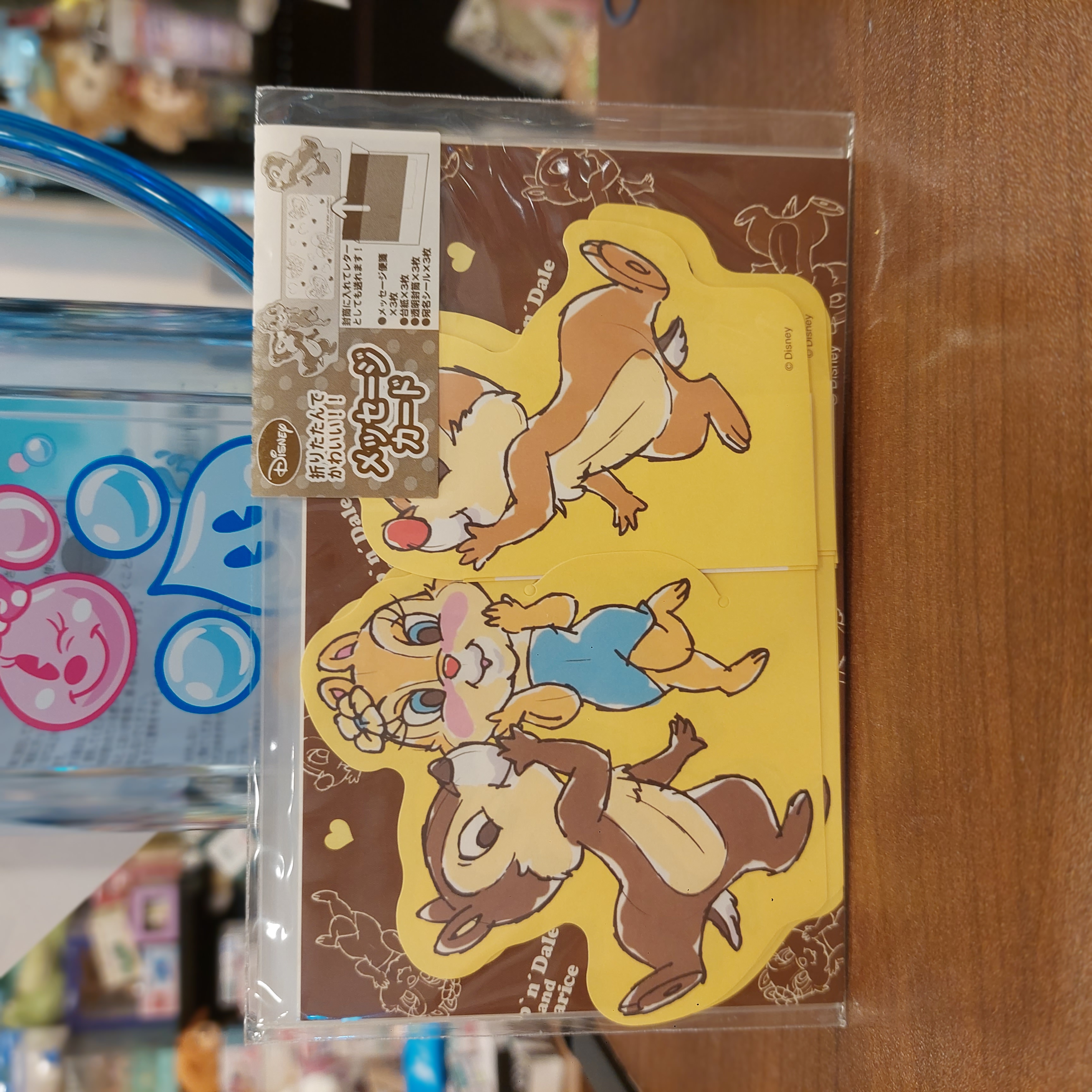 日本 大鼻 鋼牙 Chip Dale Mini Letter set 迷你信封信紙套裝