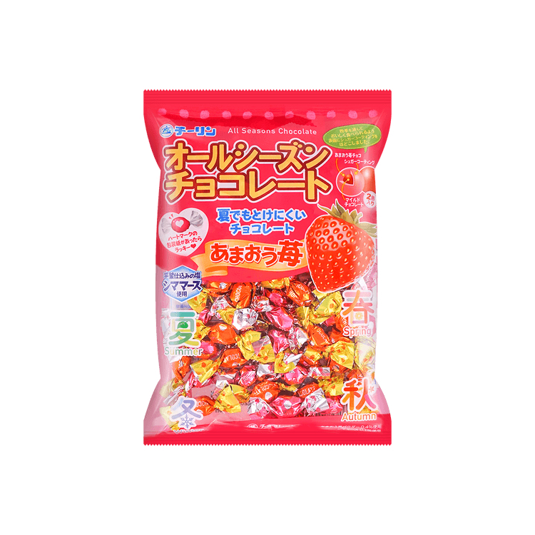 日本直送  甘王草莓四季巧克力 340克