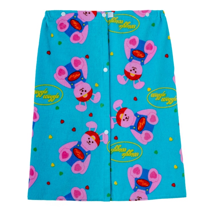 🇯🇵限時預訂 日本直送🇯🇵Wiggle Wiggle小兔圖案滿印游泳浴巾裹巾