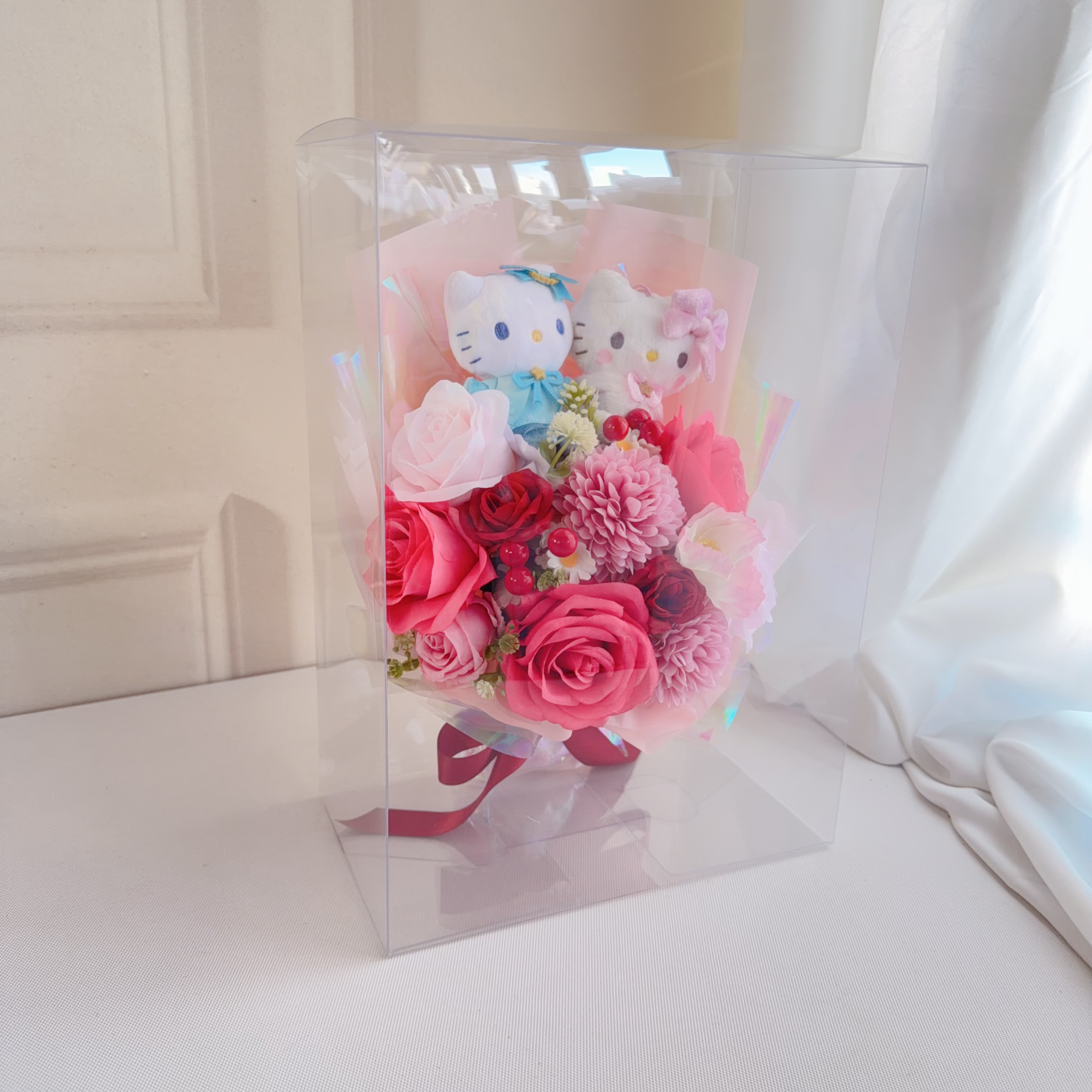 (現貨)💖 Hello Kitty 夢幻花束💖正版日本景品公仔