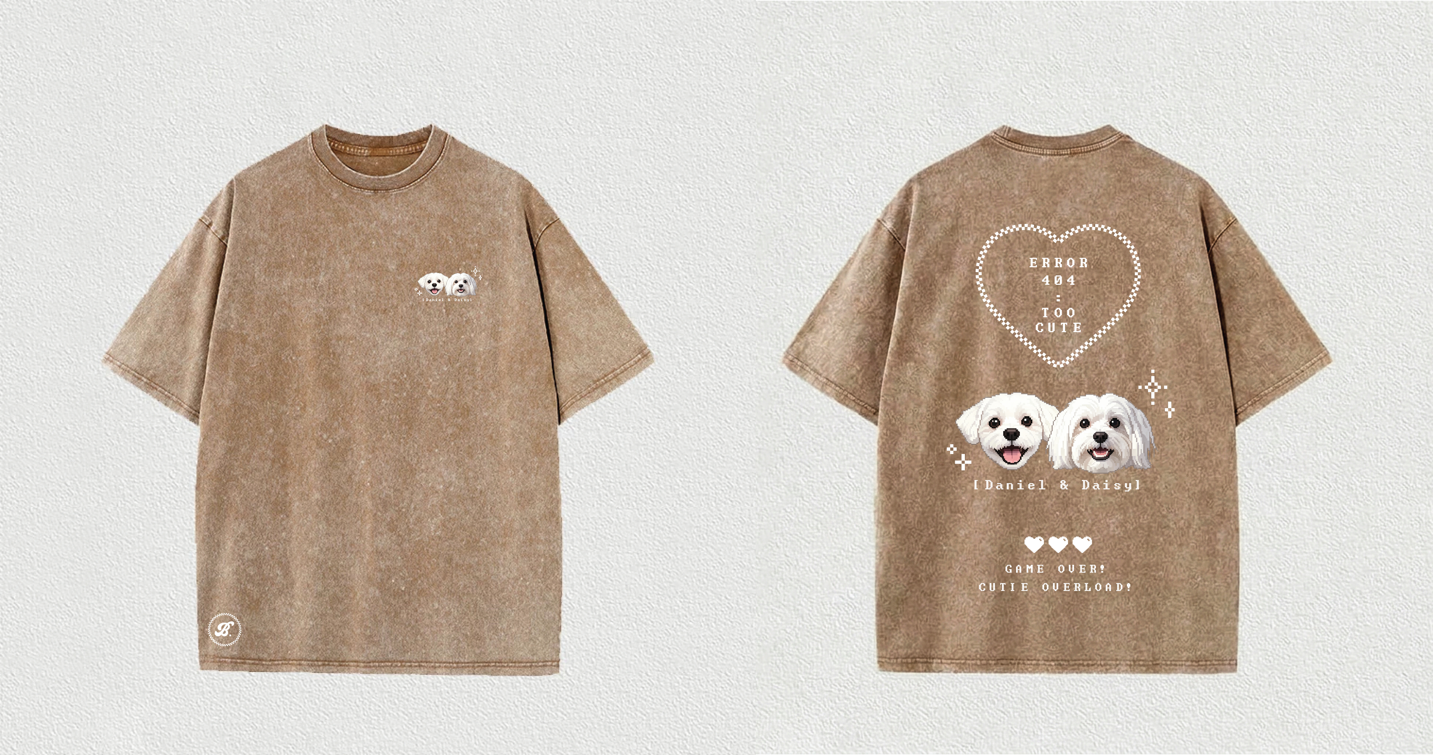 【寵物客製】男女 Oversize T-shirt