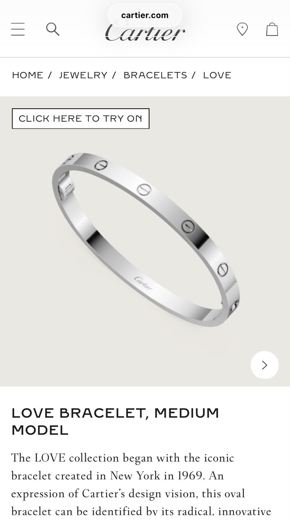 Cartier love bracelet, 16size 18K white gold (750/1000) Width: 4.8mm 100%Authentic,99%new ✅ 專門店打磨收據✅螺絲批 ✅dust bag