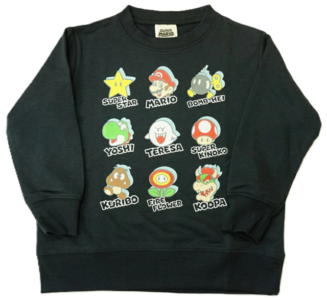 【⭐訂購⭐】🌀 🇯🇵 日本直送🇯🇵 #Bandai #Mario 束袖衛衣［3款選］🌀 [PKJA-0013] [260218]