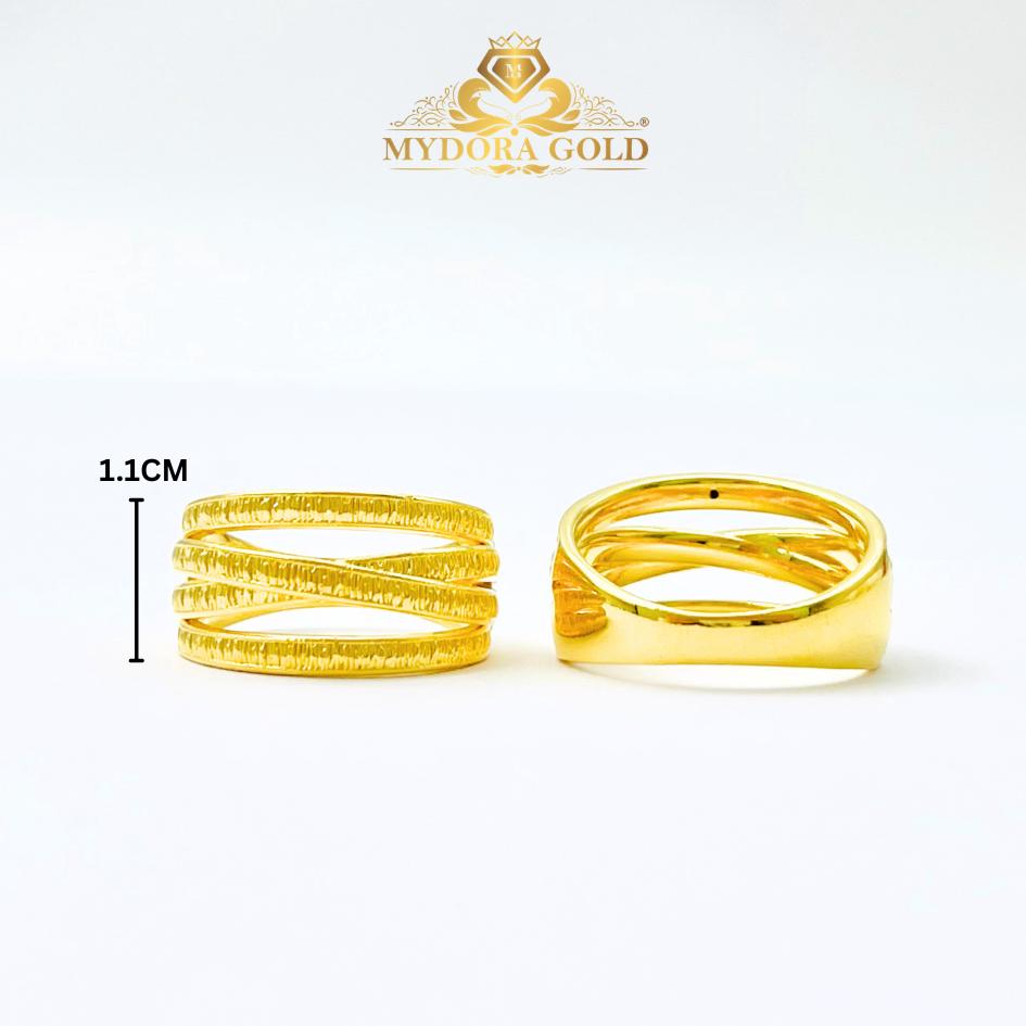 MYDORA Cincin Nabila Full Gold Liner (5G) l EMAS 916/22K