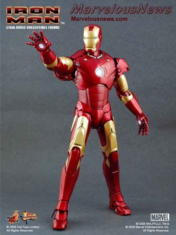Hottoys Ironman Mark III可動figure 1/6 鋼鐵人 Mk 3 鐵甲奇俠 鋼鐵俠 