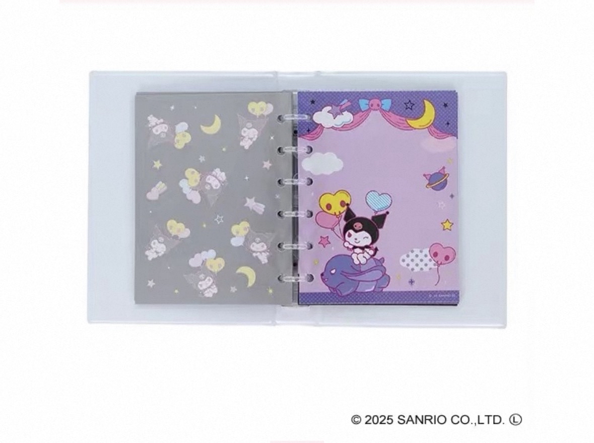 現貨｜kuromi A7活頁夾+替芯💜