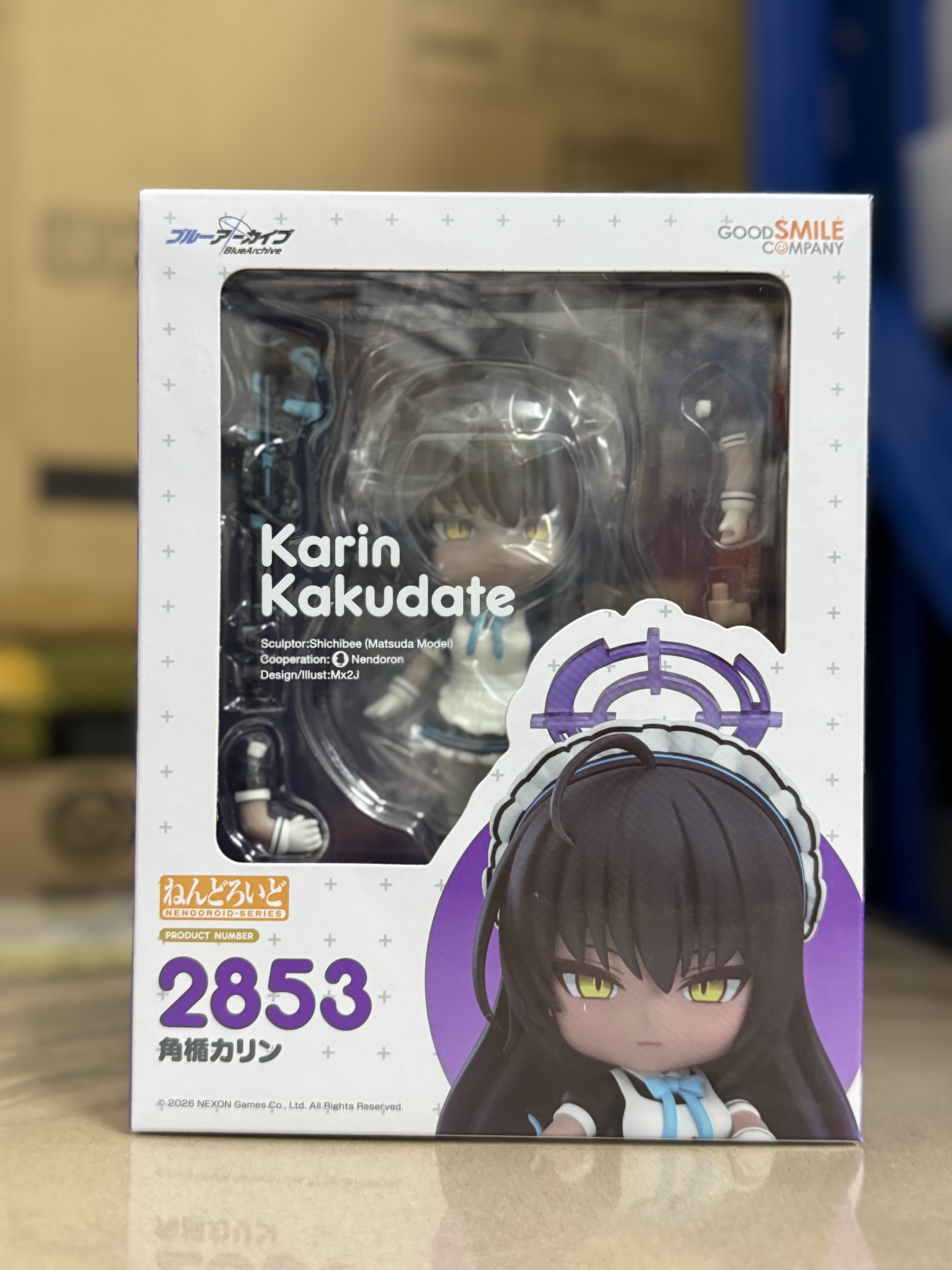 黏土人 2853 角楯花凜 蔚藍檔案 Blue Archive 可動figure