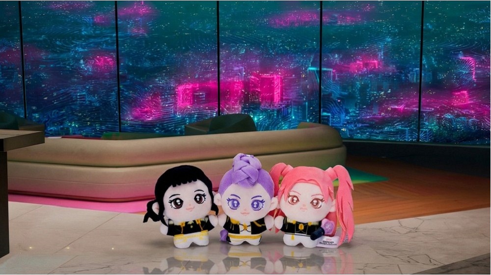 📦訂購 台灣限定 Kpop 獵魔女團 HUNTR/X 扁扁絨娃鎖匙扣