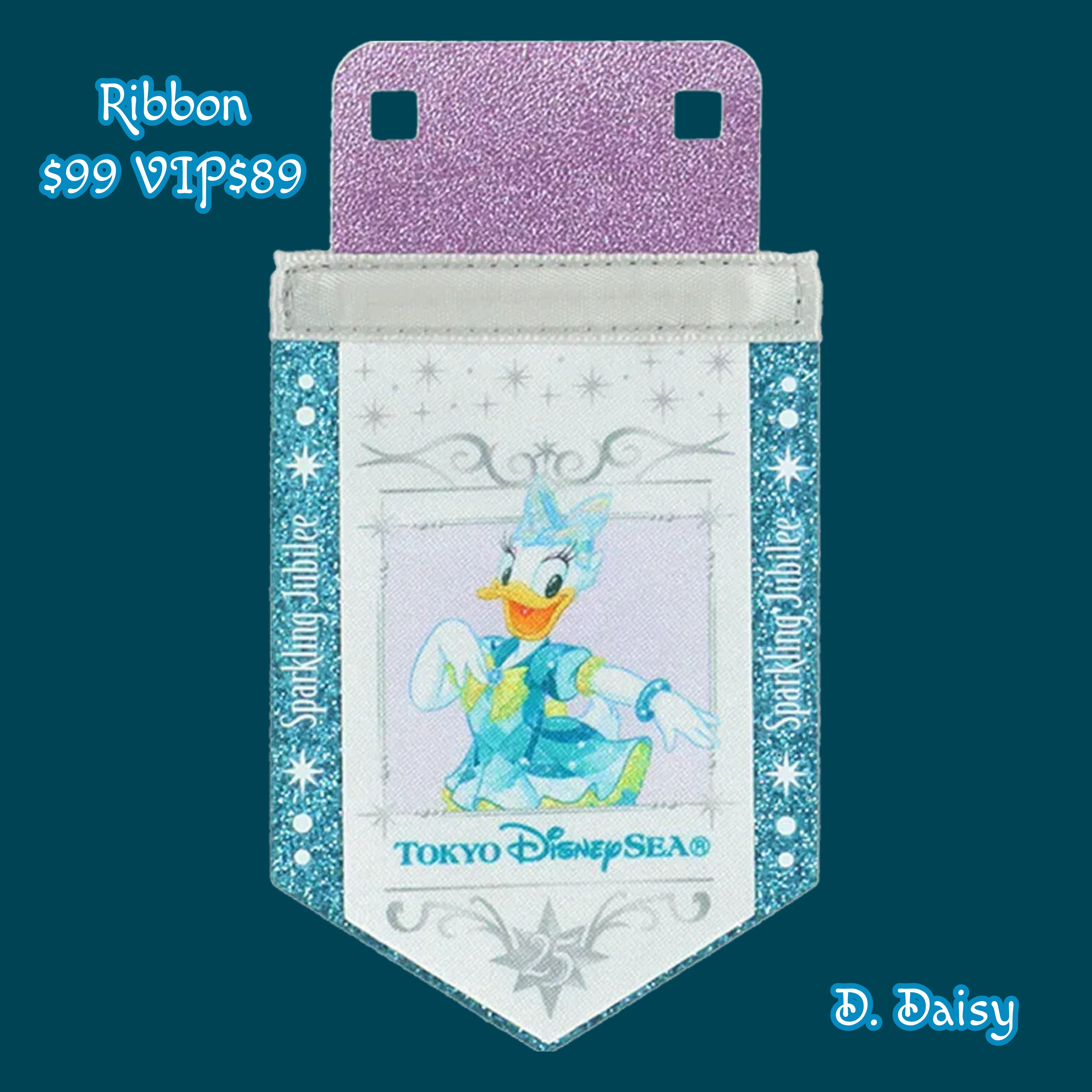 【預訂】DisneySea 25th Jubilee Badge - Jubilee Badge + Ribbon