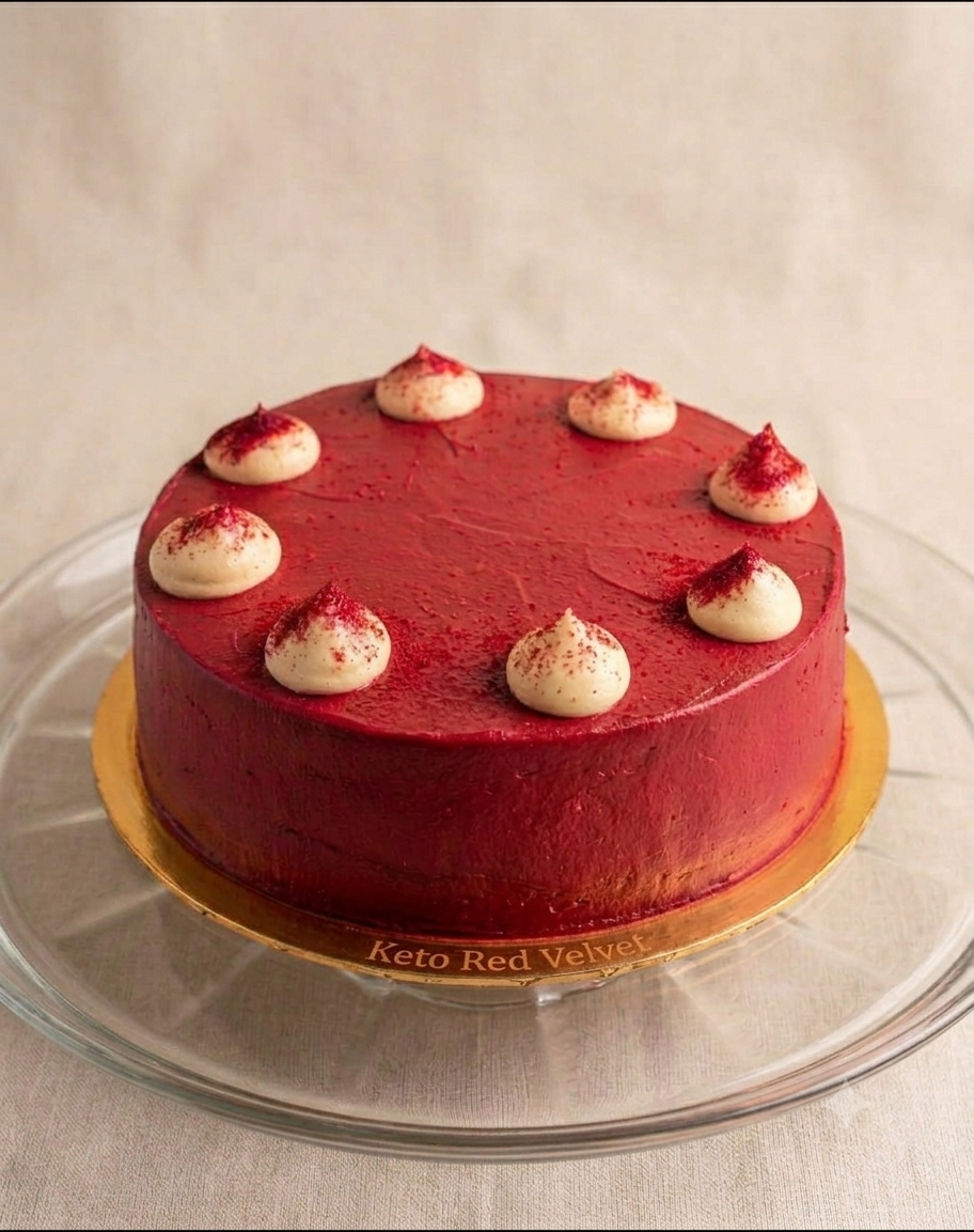 Keto Red Velvet Cake - 7" or half Recipe 