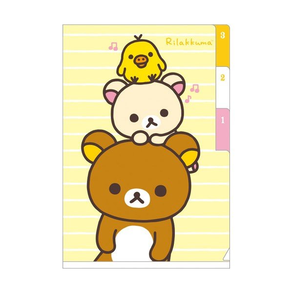 Rilakkuma A6 分頁文件夾  (FY-09901)