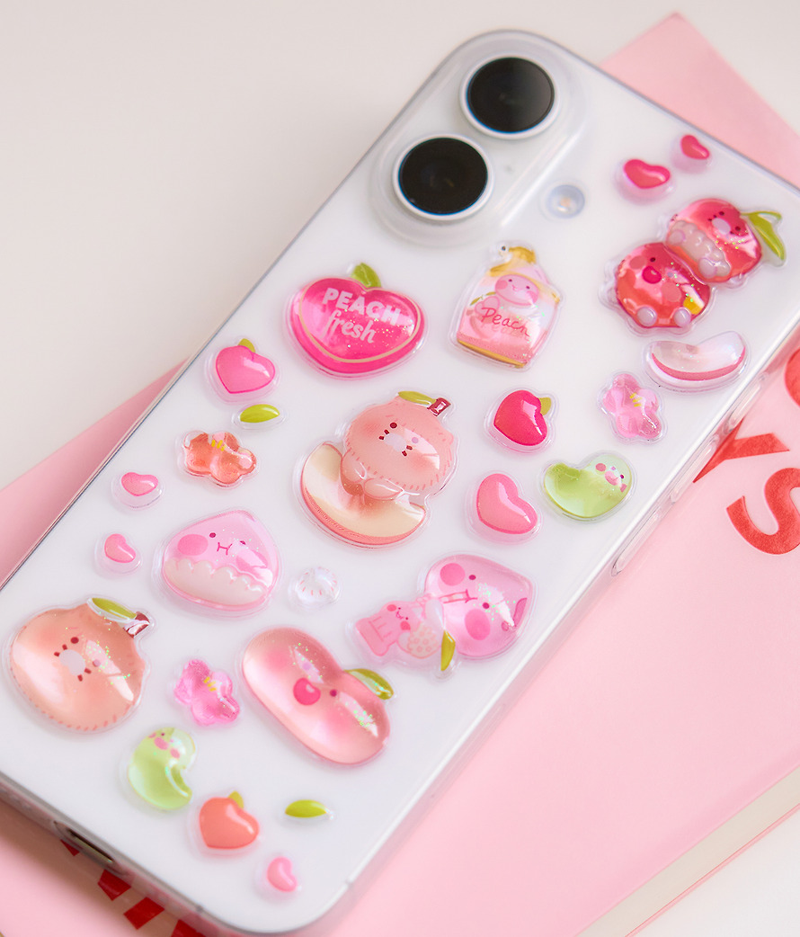 Apeach X 春植 立體 貼紙