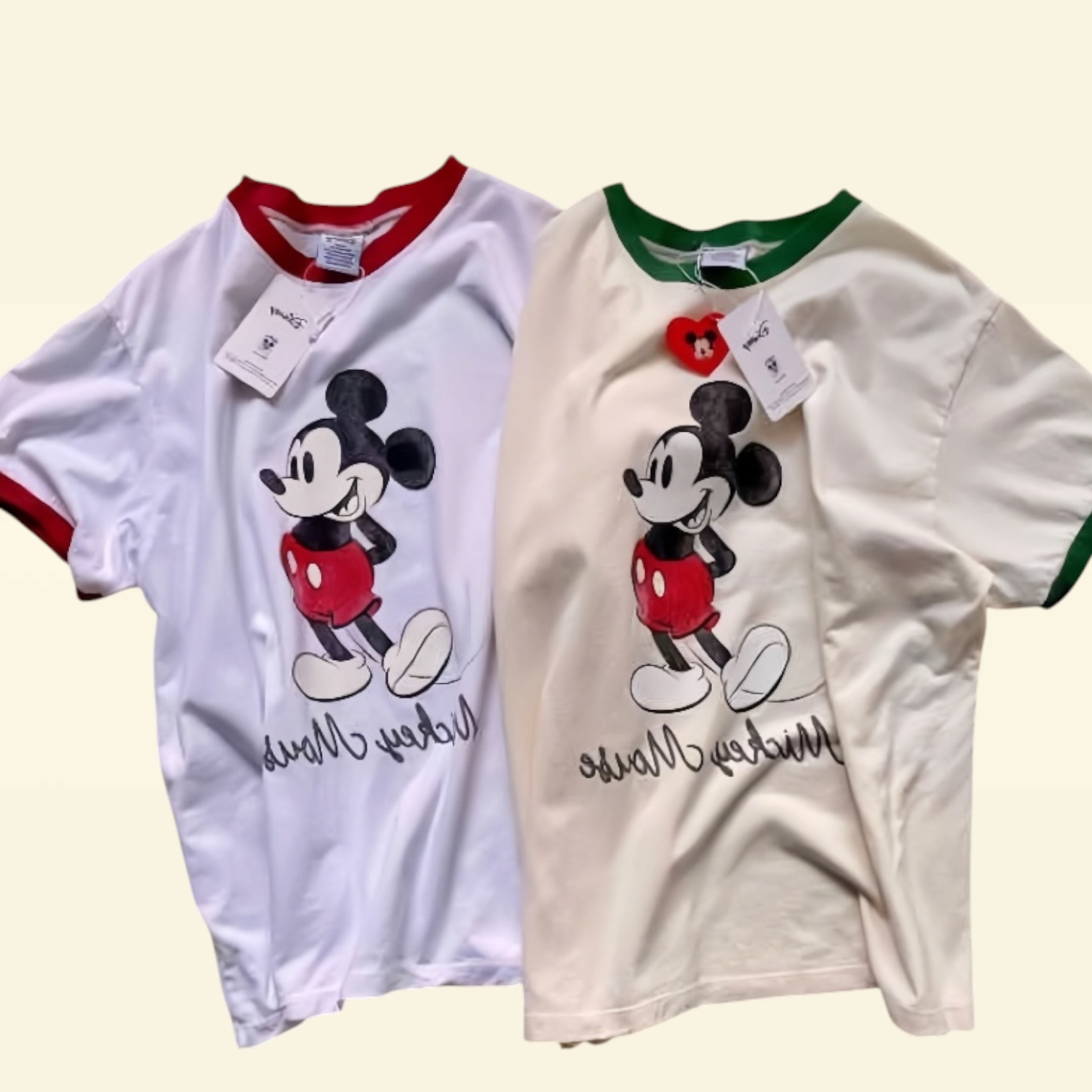 221223 Mickey 領拼色Tee