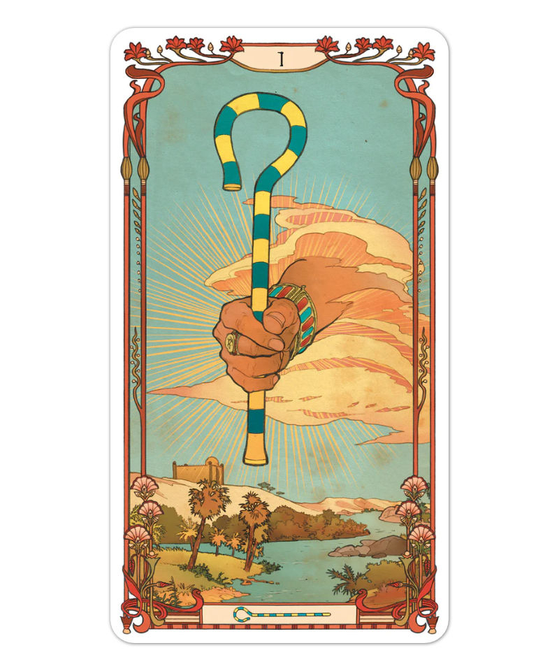 埃及新藝術風格塔羅牌｜Egyptian Art Nouveau Tarot