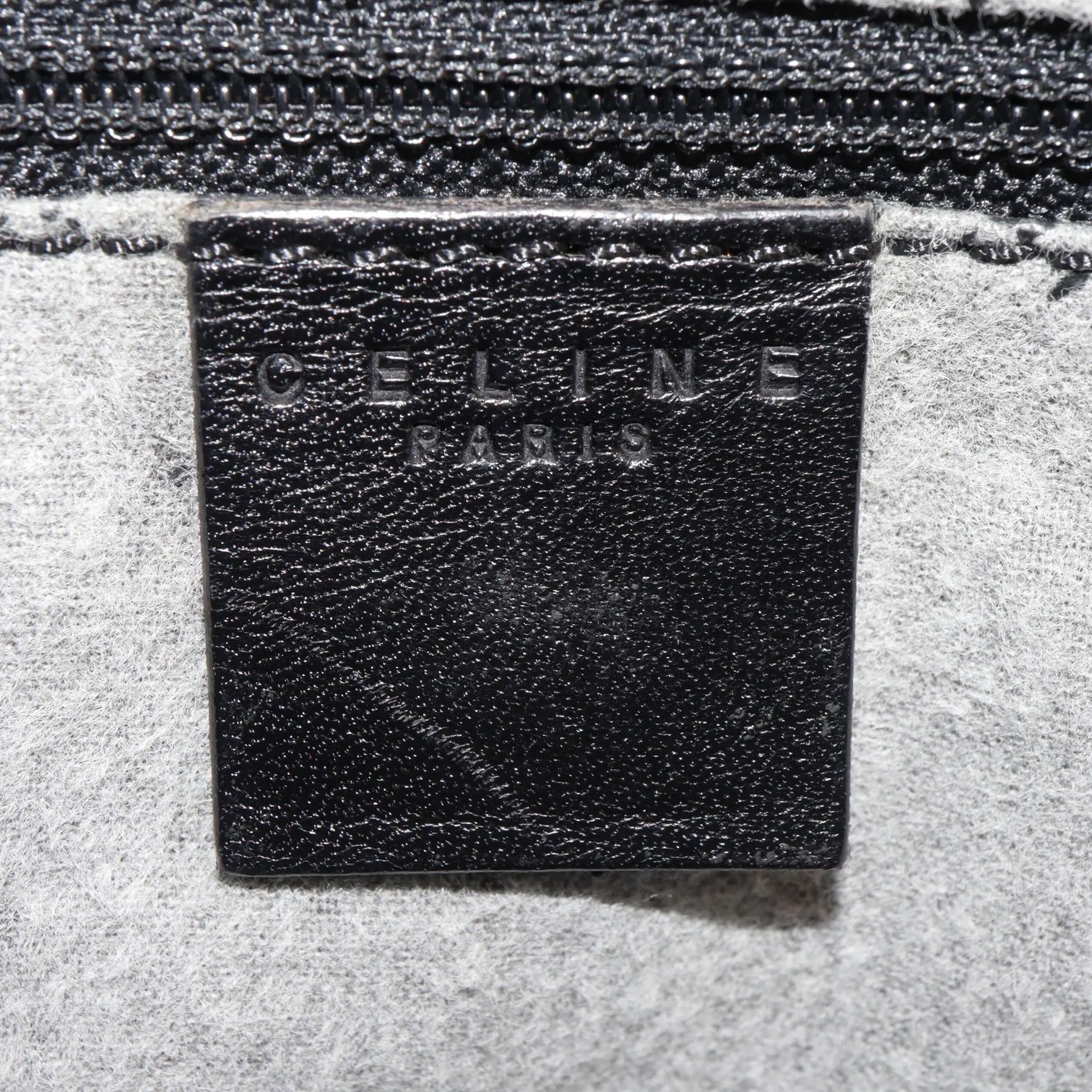 Celine Black Macadam Turn Lock Backpack