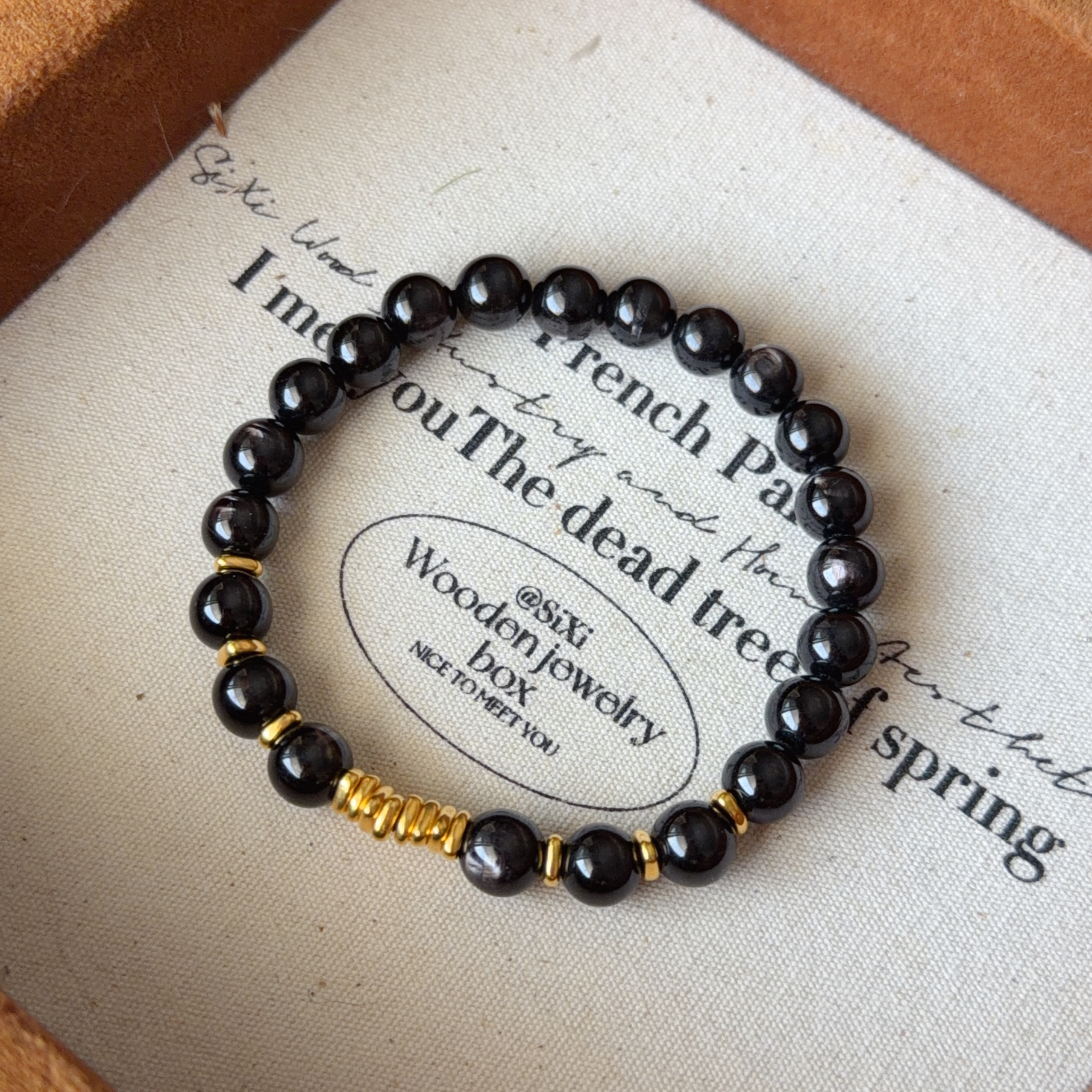  𝟳𝗺𝗺金運石串𝟵𝟵𝟵硬金碎碎金手串