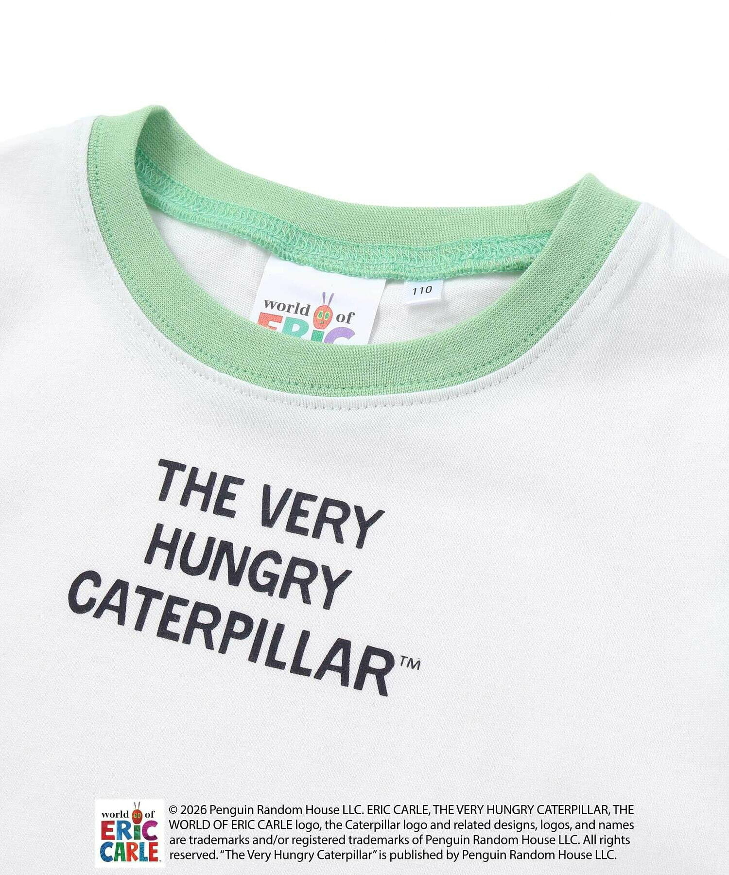 🇯🇵預訂 日本直送🇯🇵Slap Slip x 好餓的毛毛蟲系列印花口袋拼色短袖T恤