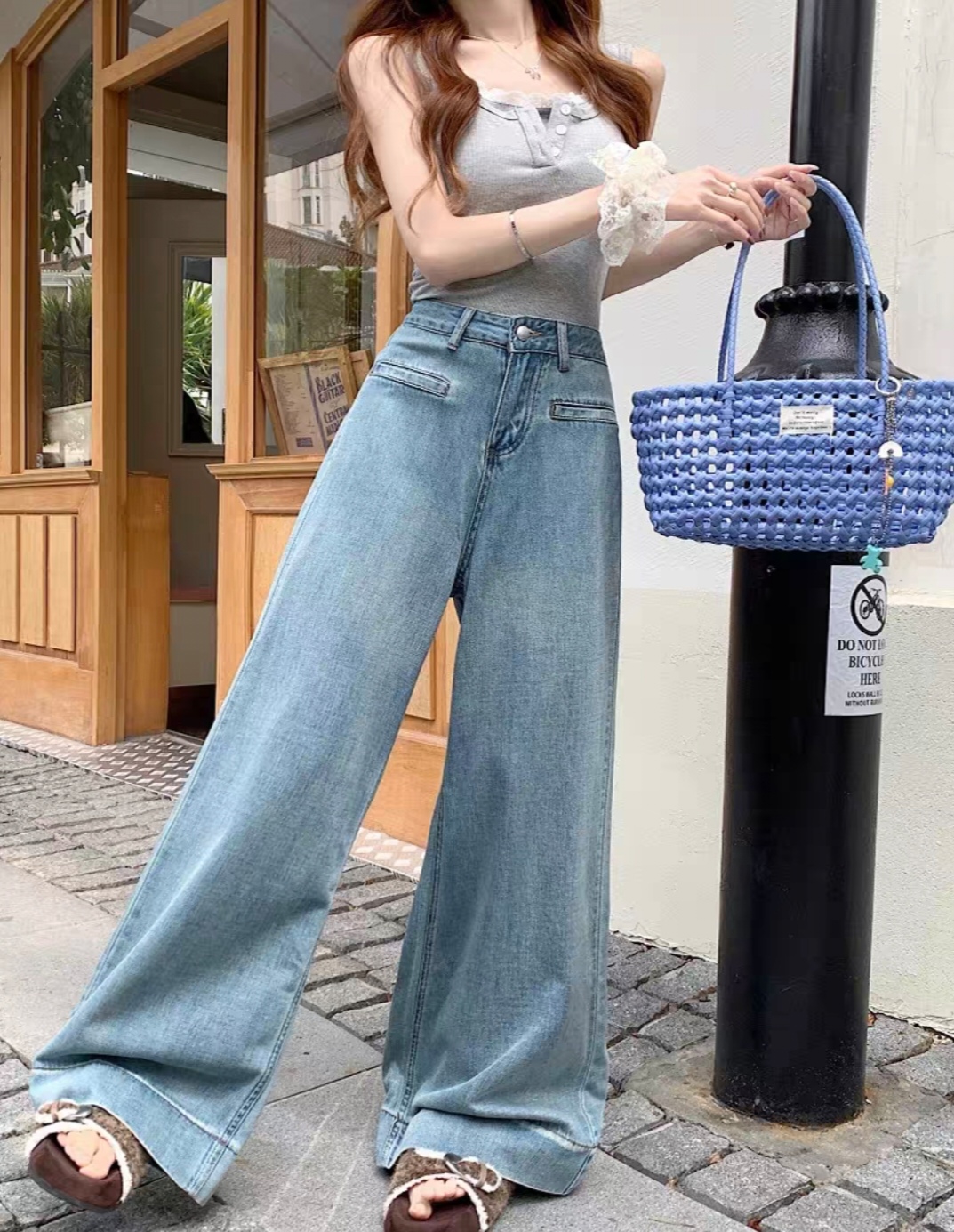 PT232垂感阔腿长裤