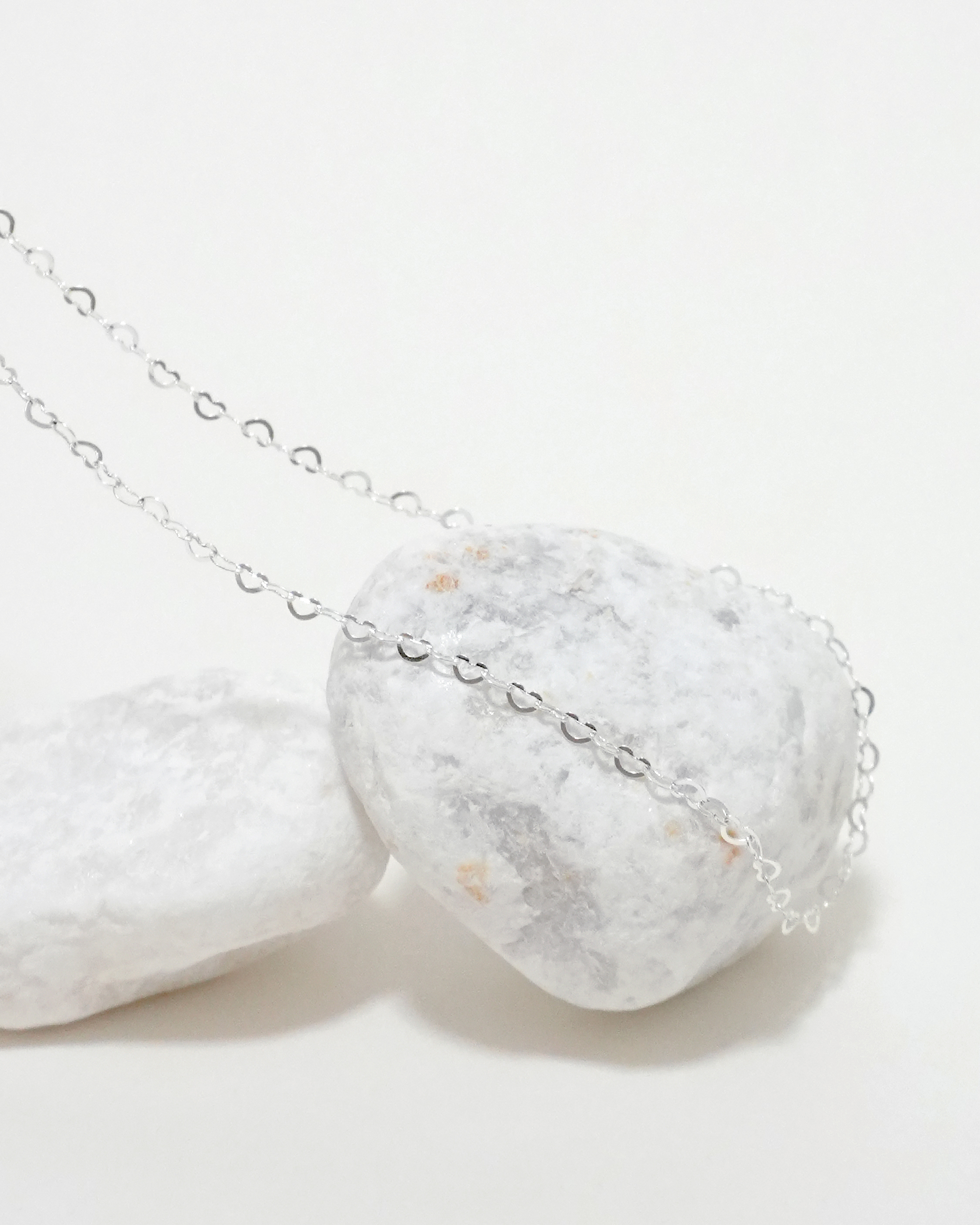 Twisted Heart Loop Necklace
