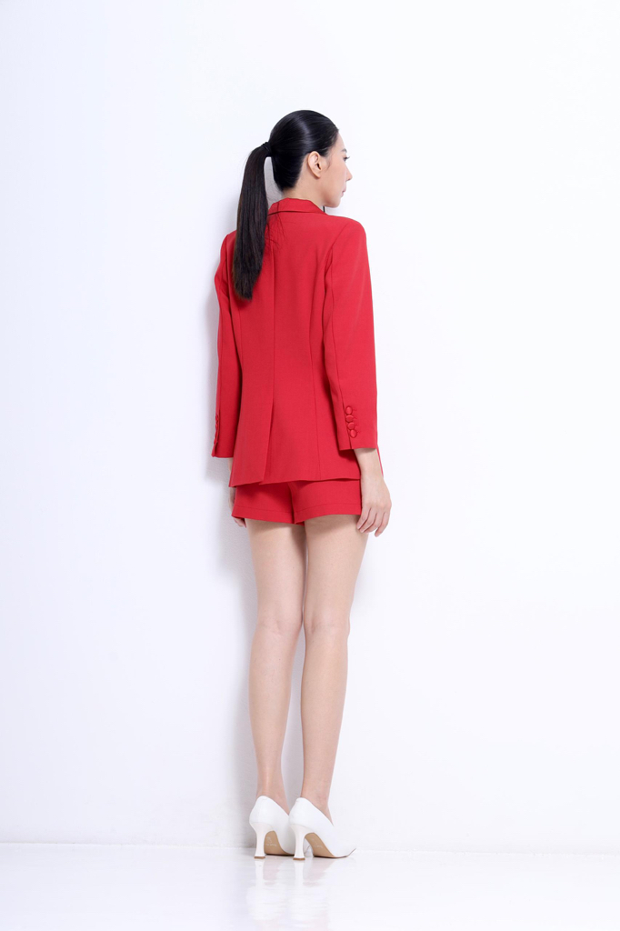 CB2796 Celeste Satin-Lapel Jacket 
