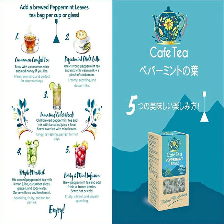 日本Costco🇯🇵Cafe Tea 100% 薄荷茶包