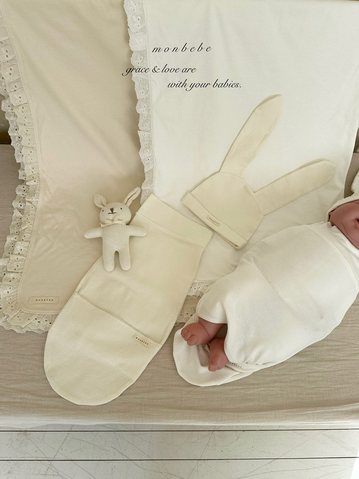 🇰🇷Monbebe newborn包被+帽