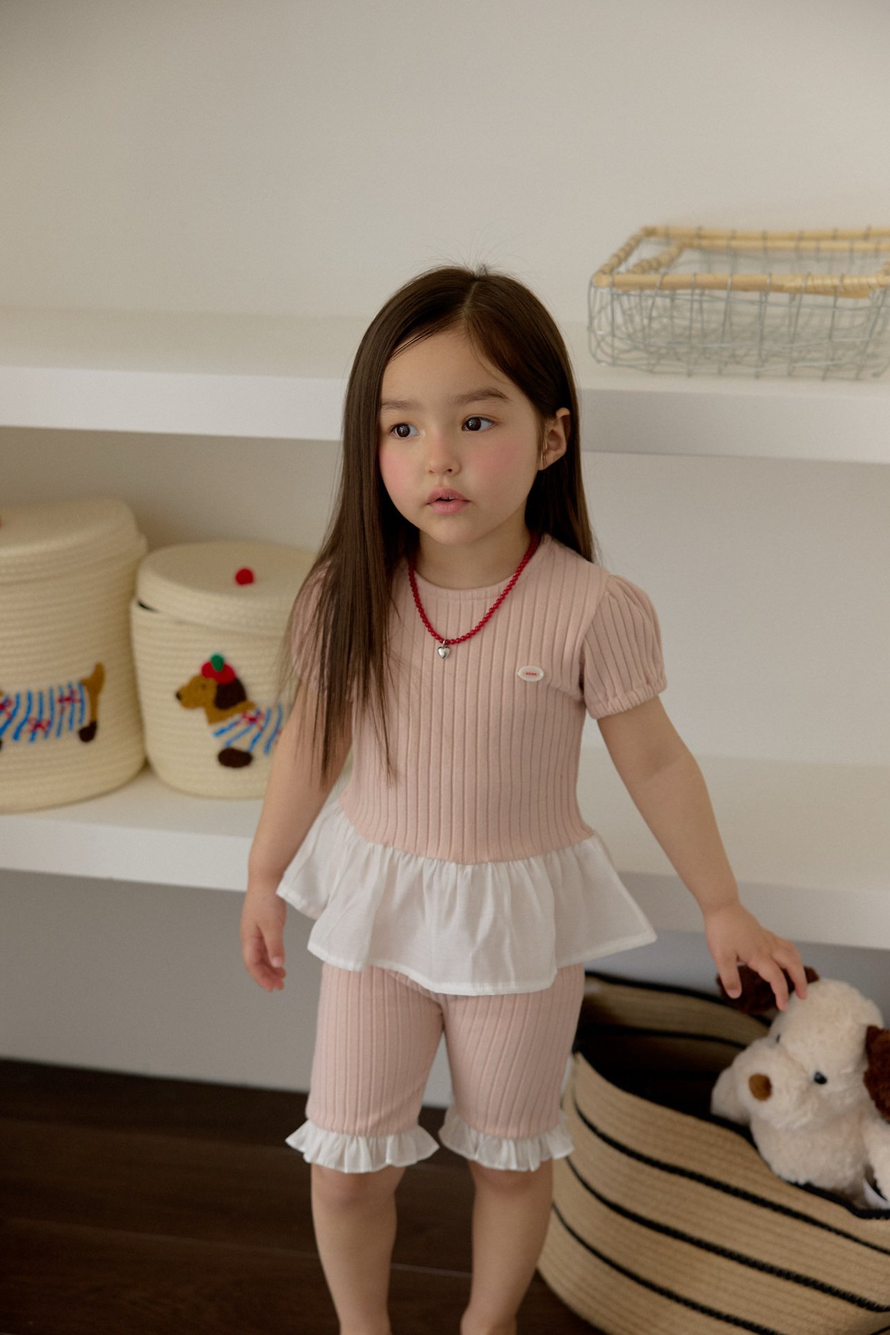 Ruffle 直紋套裝