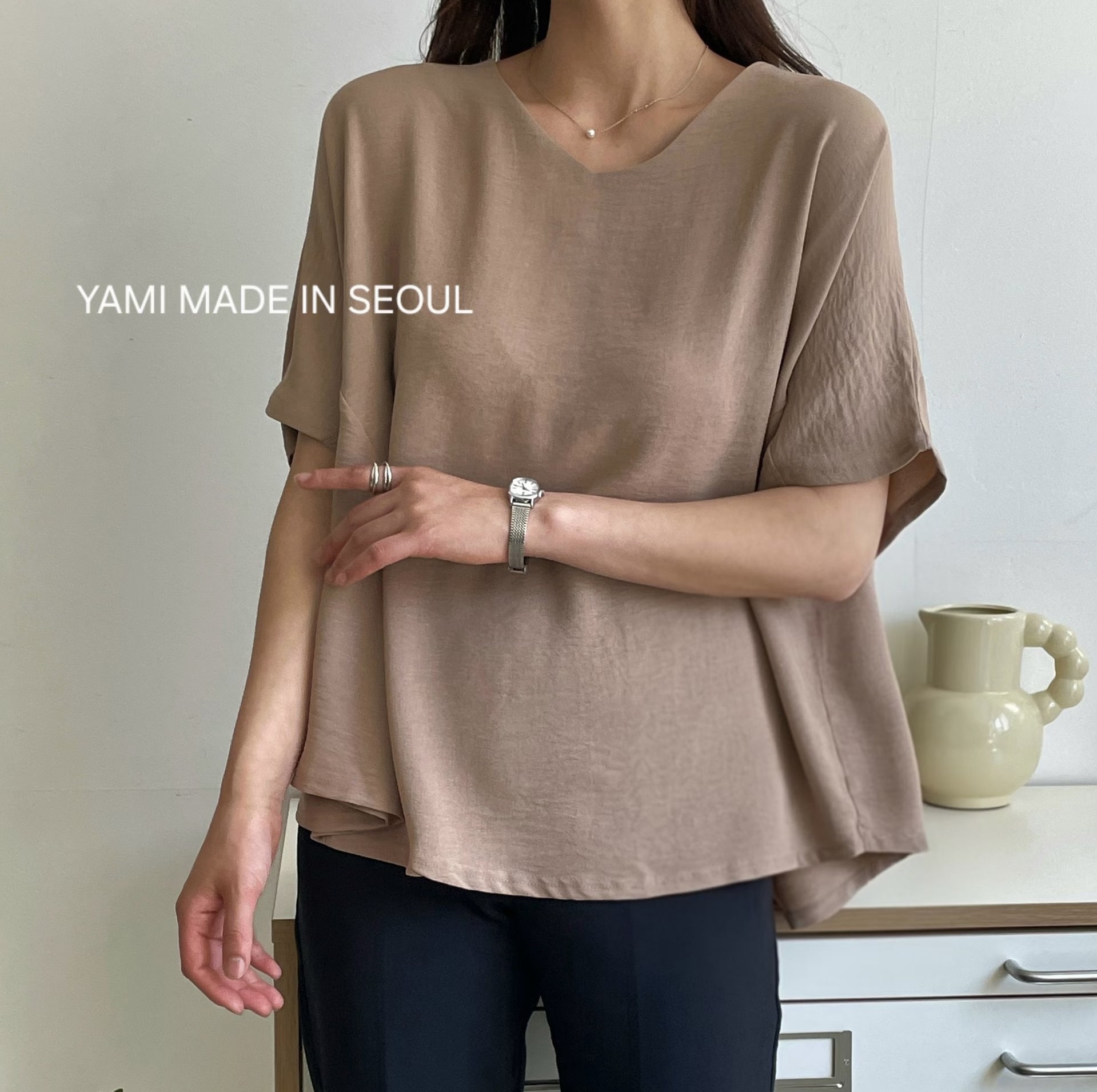Made in Korea🇰🇷V領 A cut top