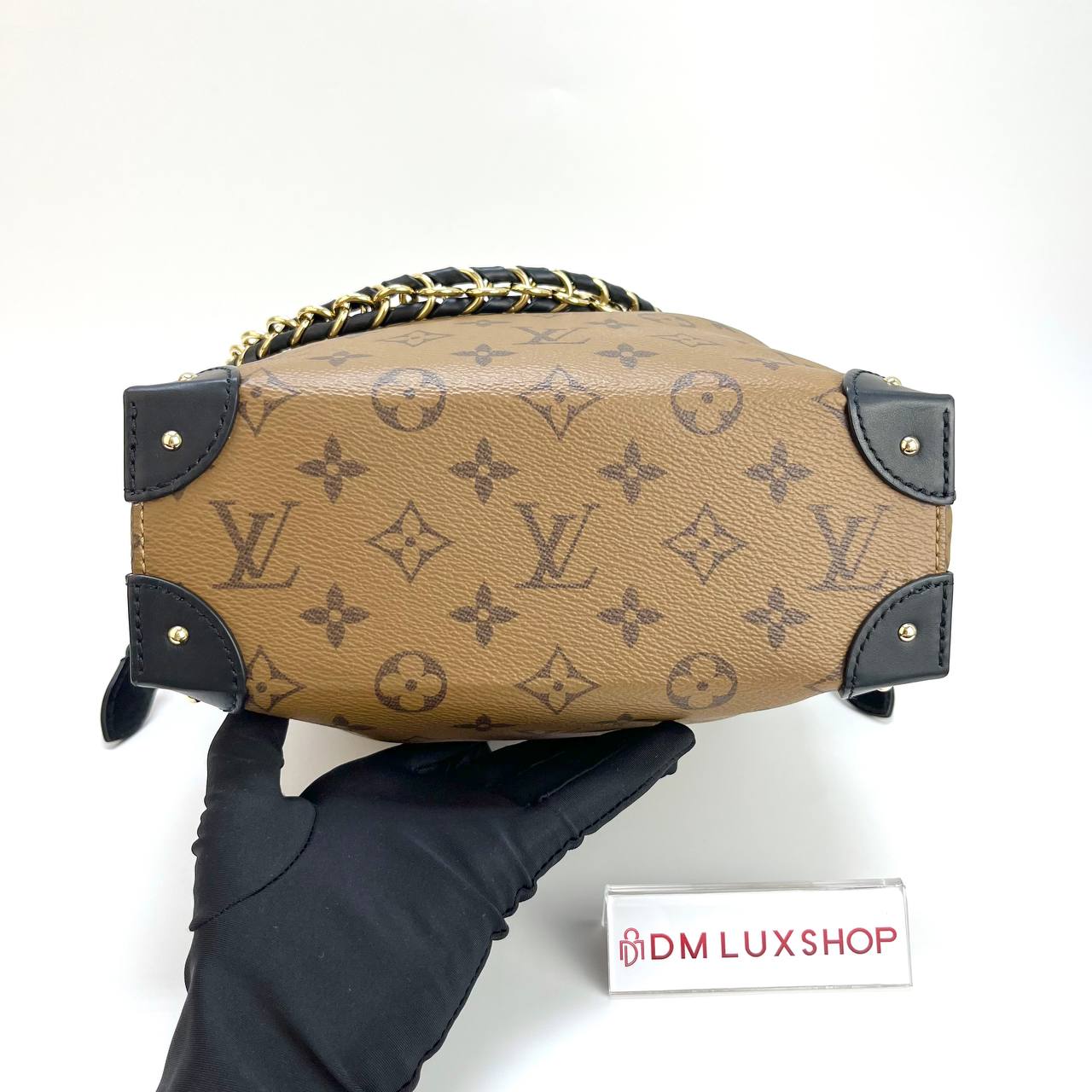LV Monogram Reverse Noe Trunk PM GHW
