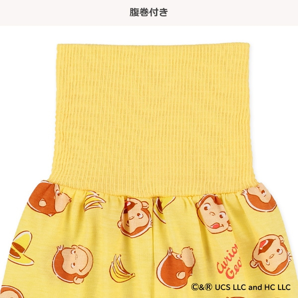 🇯🇵預訂 日本直送🇯🇵好奇的喬治滿印包腹短袖家居服上下套裝