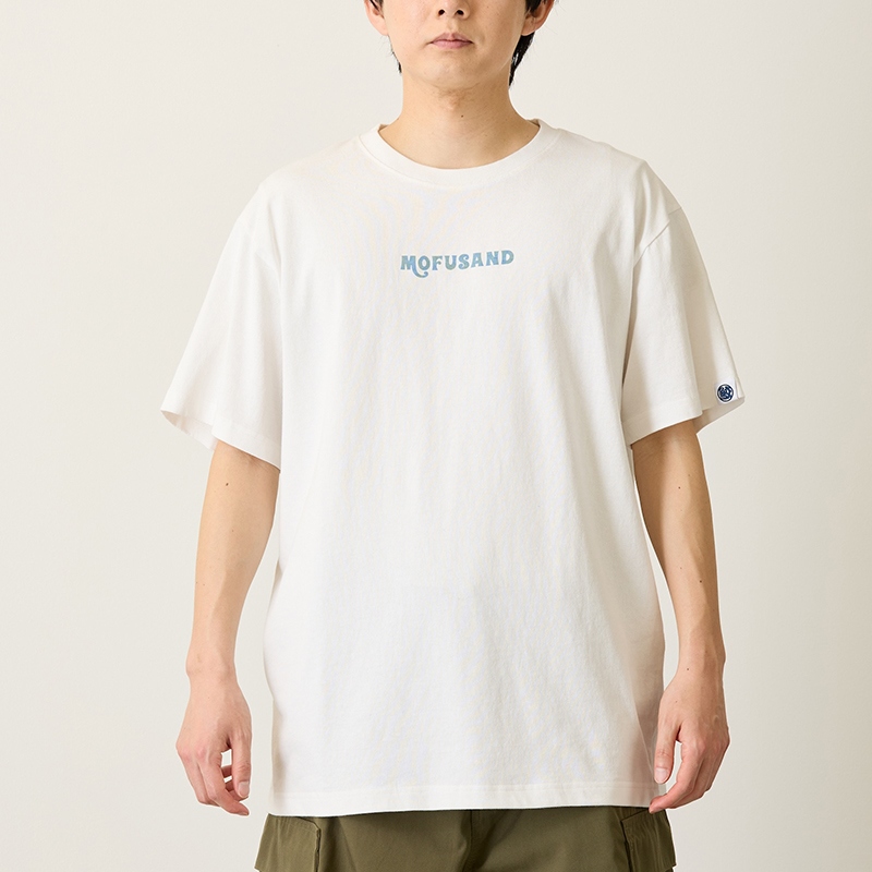 🌸 【預訂】T-shirt (RIDING WAVES) - Mofusand Board Shark
