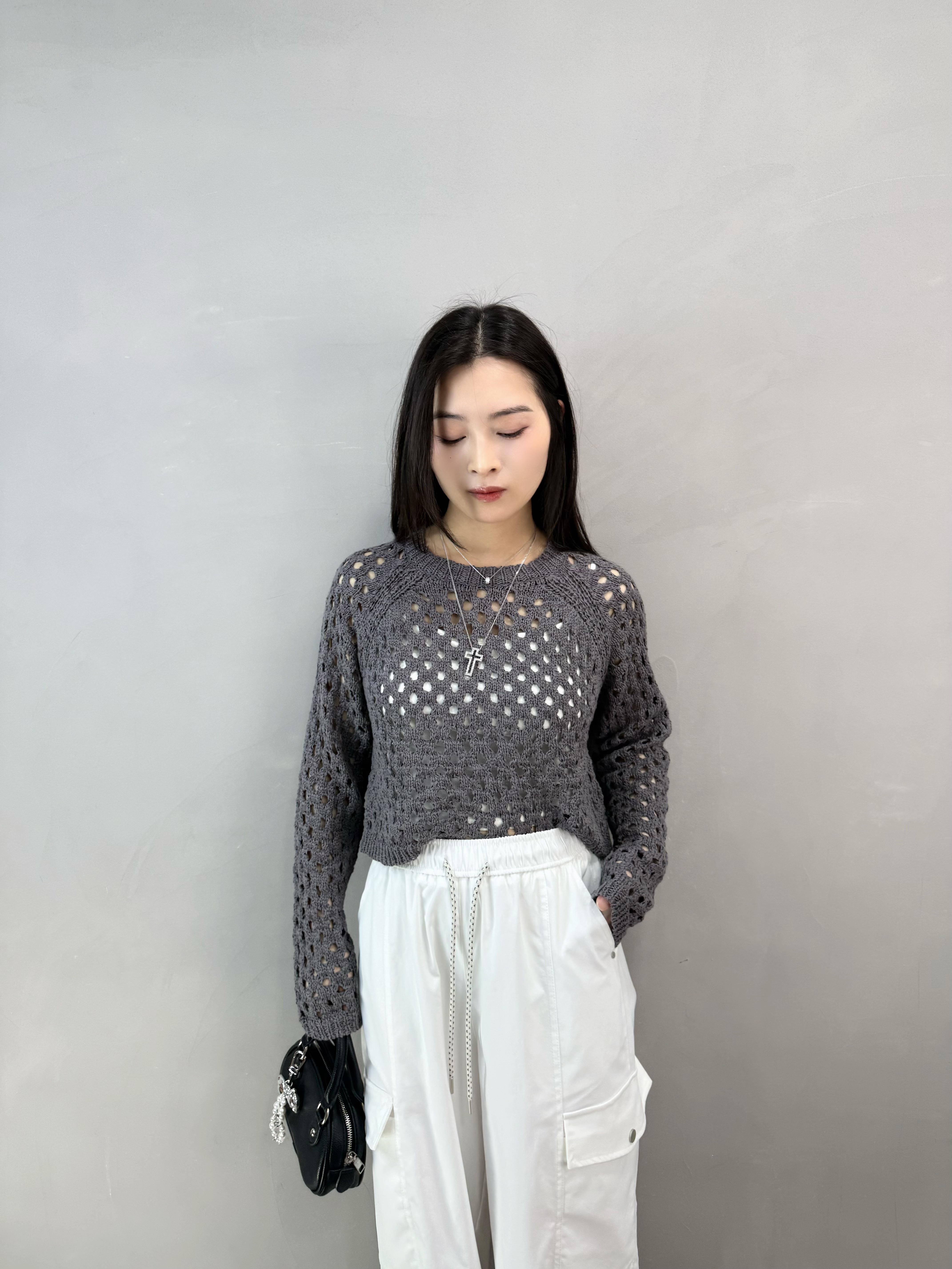 J63 露背通窿線Top